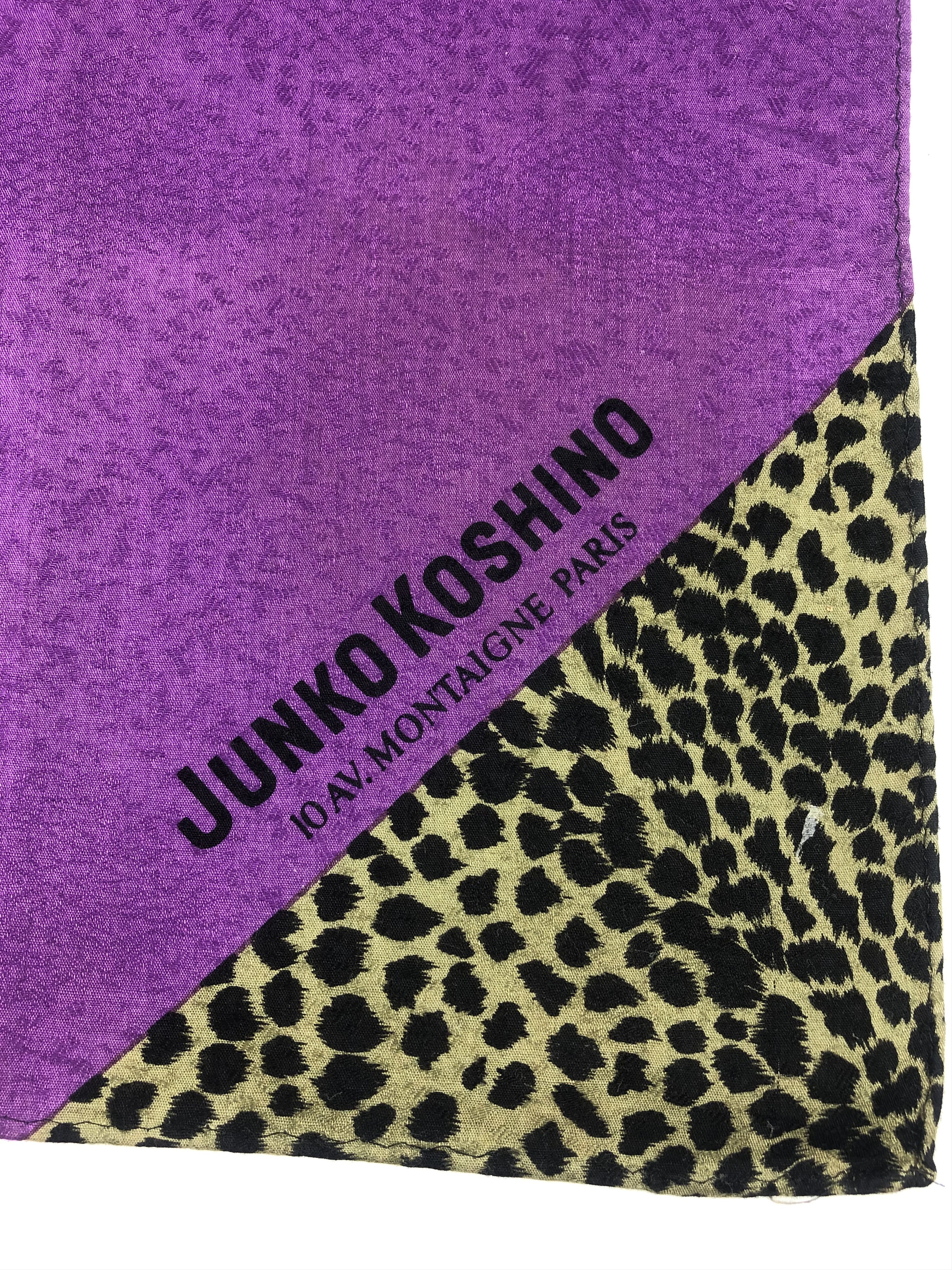 Japanese Brand × Mr. Junko × Vintage Junko Koshino Handkerchief / Bandana / Neckerchief Size ONE SIZE - 5 Thumbnail