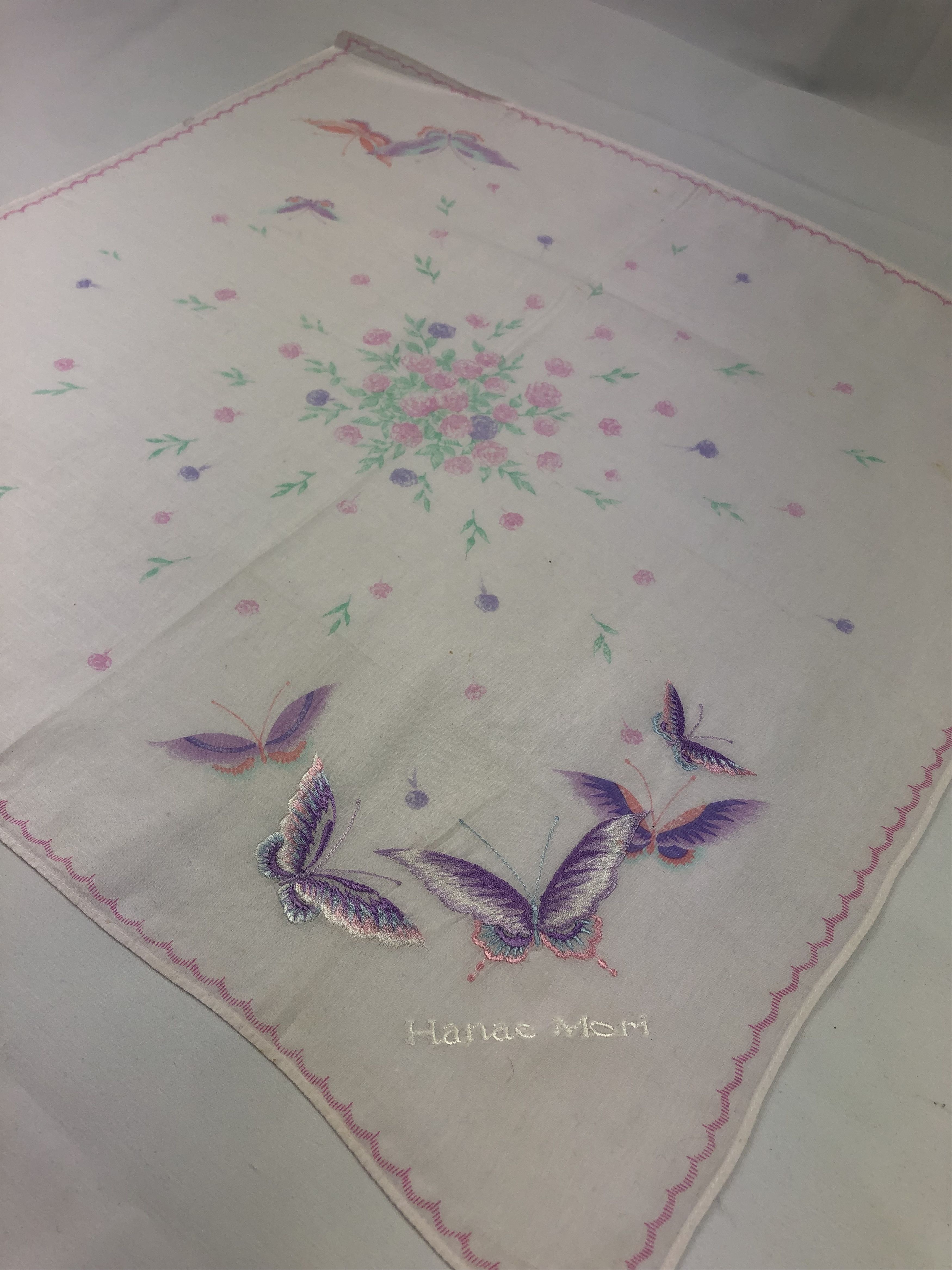 Hanae Mori × Japanese Brand × Vintage Hanae Mori Handkerchief / Bandana / Neckerchief Size ONE SIZE - 3 Thumbnail