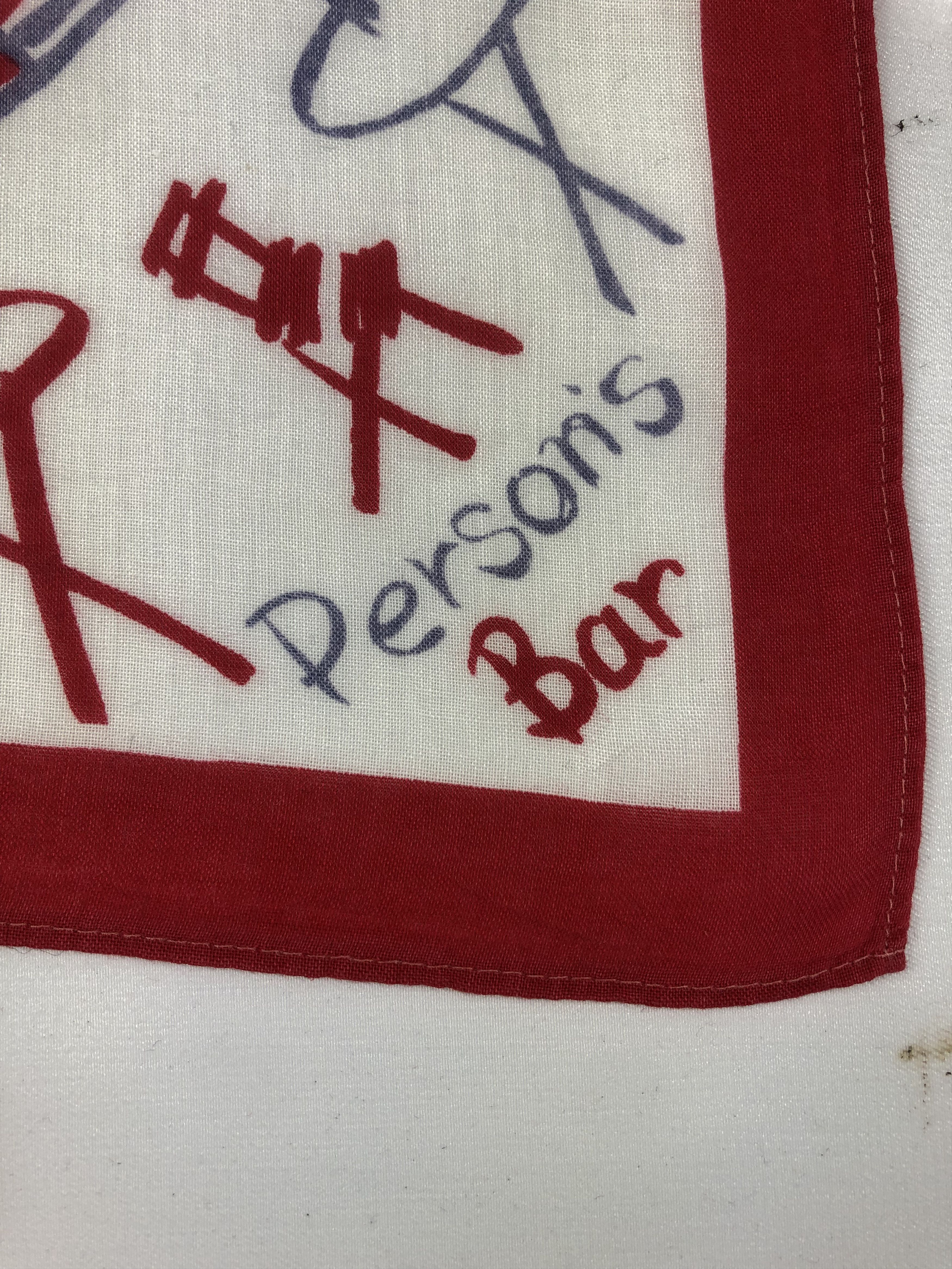 PERSON'S × Vintage Persons Handkerchief / Bandana / Neckerchief Size ONE SIZE - 4 Thumbnail