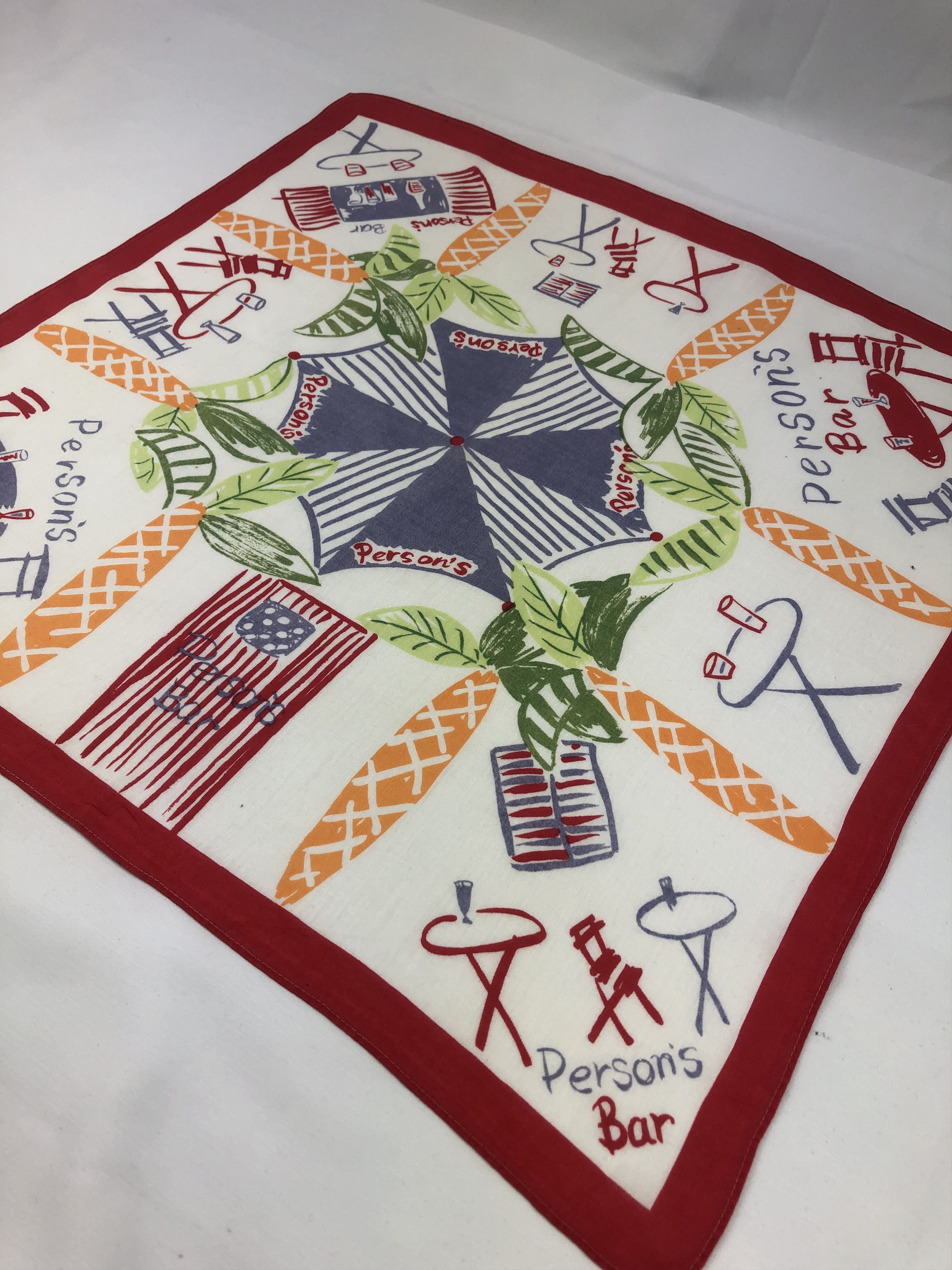 PERSON'S × Vintage Persons Handkerchief / Bandana / Neckerchief Size ONE SIZE - 3 Thumbnail