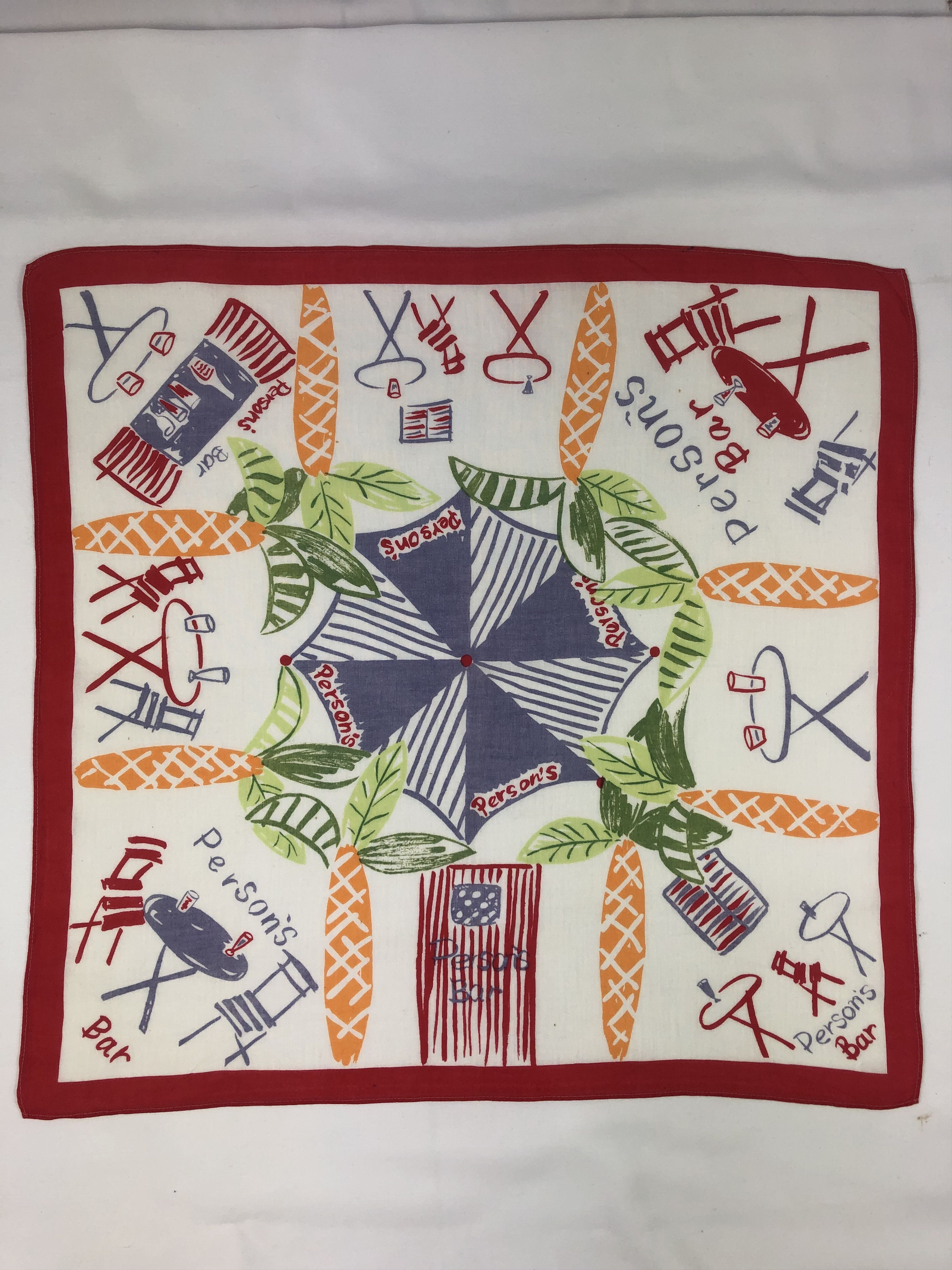 PERSON'S × Vintage Persons Handkerchief / Bandana / Neckerchief Size ONE SIZE - 2 Thumbnail