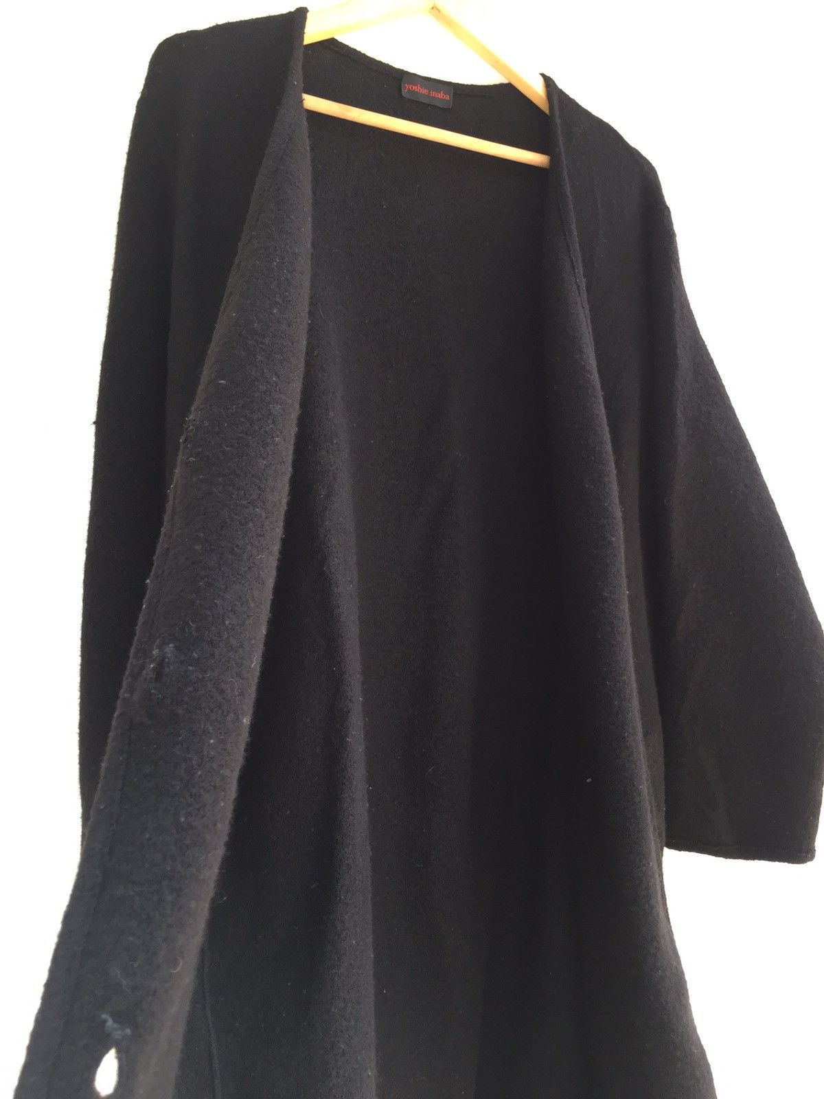 Vintage YOSHIE INABA SIDE POCKET BLACK CARDIGAN STYLE LIGHT JACKET Size US M / EU 48-50 / 2 - 5 Thumbnail