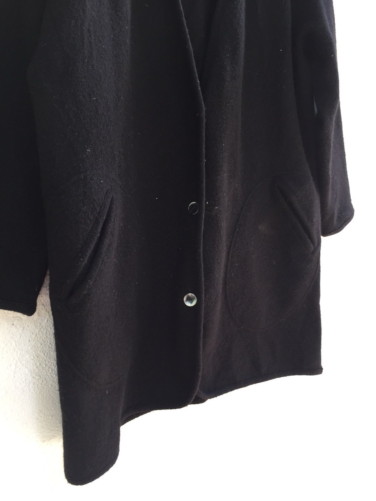 Vintage YOSHIE INABA SIDE POCKET BLACK CARDIGAN STYLE LIGHT JACKET Size US M / EU 48-50 / 2 - 4 Thumbnail