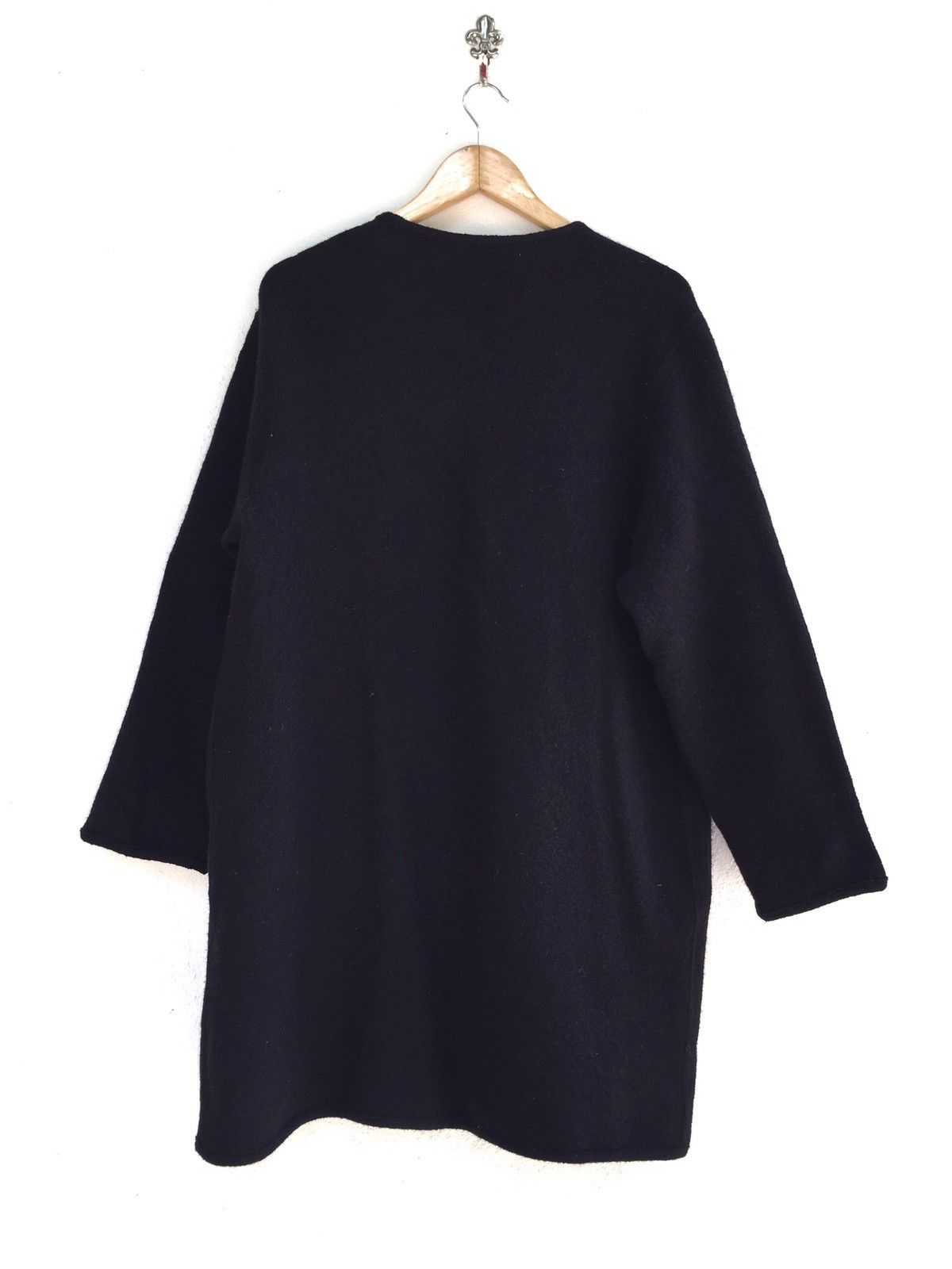 Vintage YOSHIE INABA SIDE POCKET BLACK CARDIGAN STYLE LIGHT JACKET Size US M / EU 48-50 / 2 - 2 Thumbnail