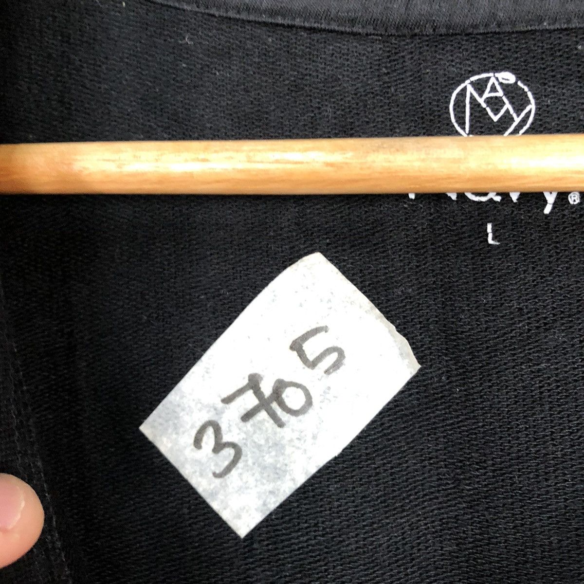 Homespun Knitwear Navy plain Black Cardigan knitwear japan #3705 Size US M / EU 48-50 / 2 - 10 Thumbnail