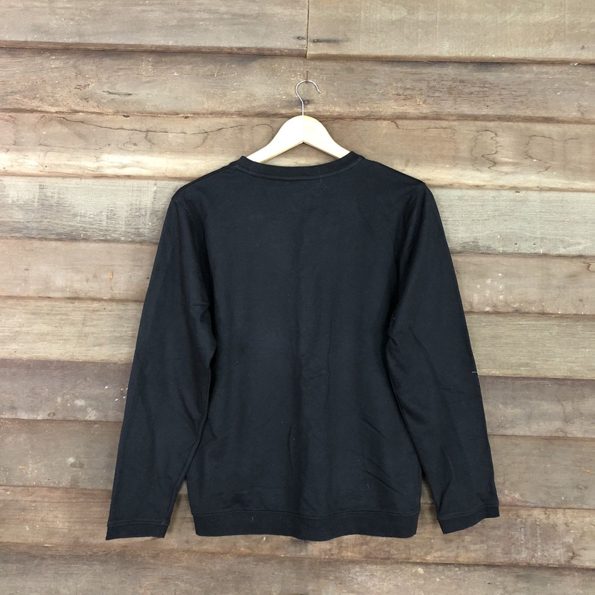 Homespun Knitwear Navy plain Black Cardigan knitwear japan #3705 Size US M / EU 48-50 / 2 - 12 Thumbnail
