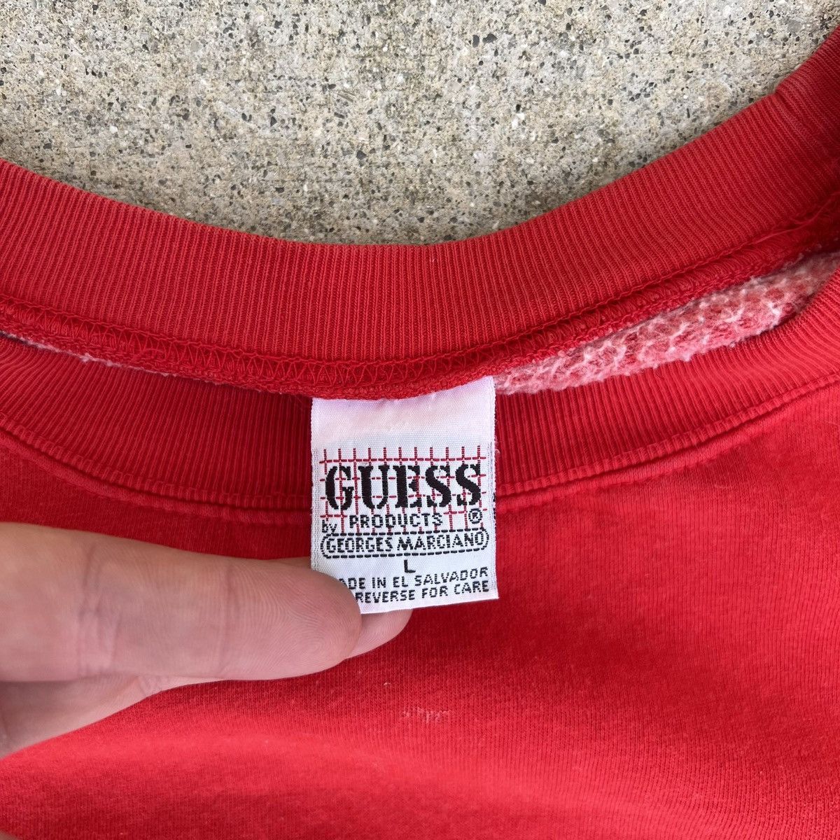 Guess Vintage 80s/90s Rare Guess ? Embroidered Sweatshirt Size US L / EU 52-54 / 3 - 4 Thumbnail