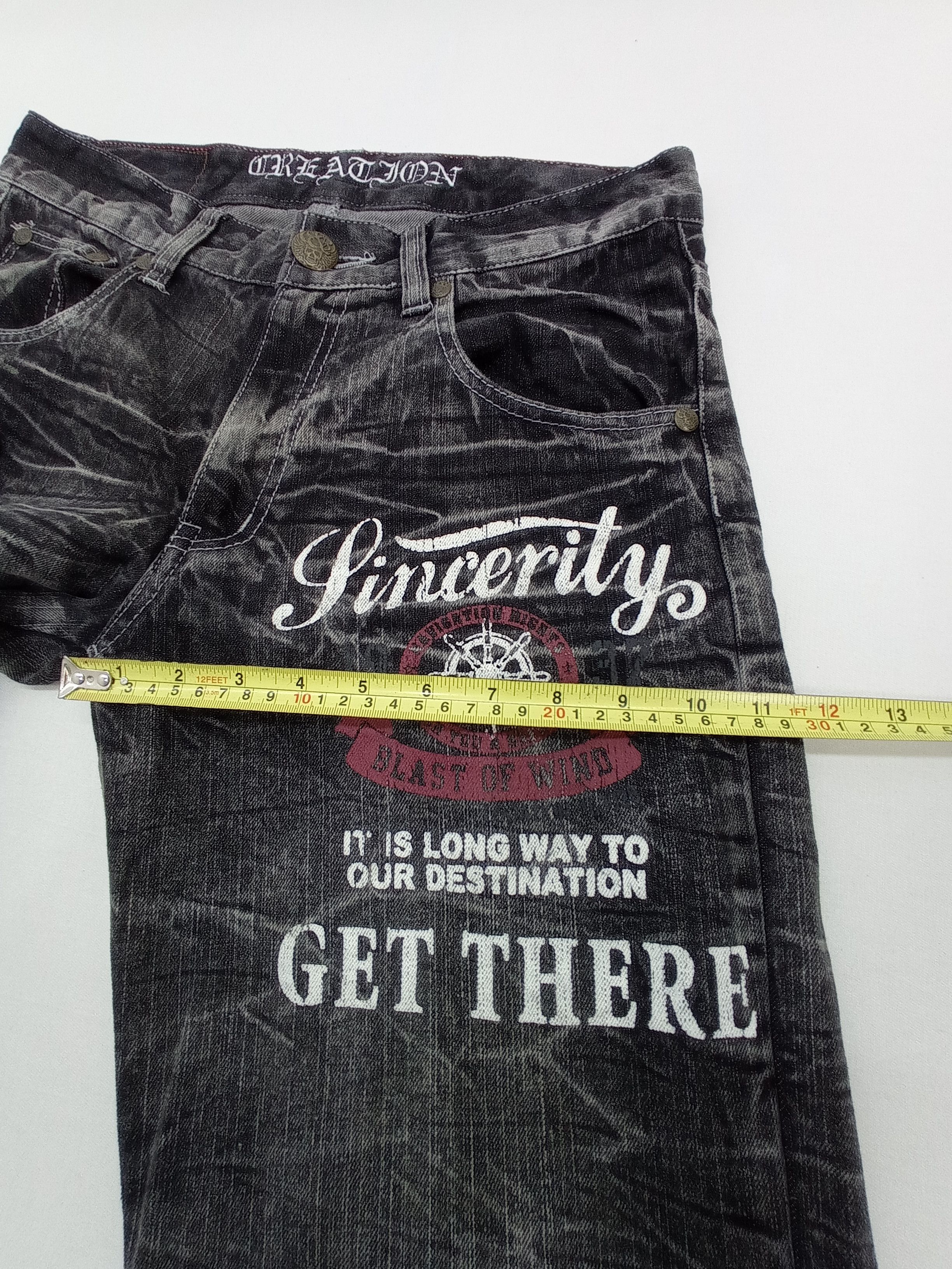 Japanese Brand Deluxe Create Denim Pants Size US 33 - 21 Thumbnail