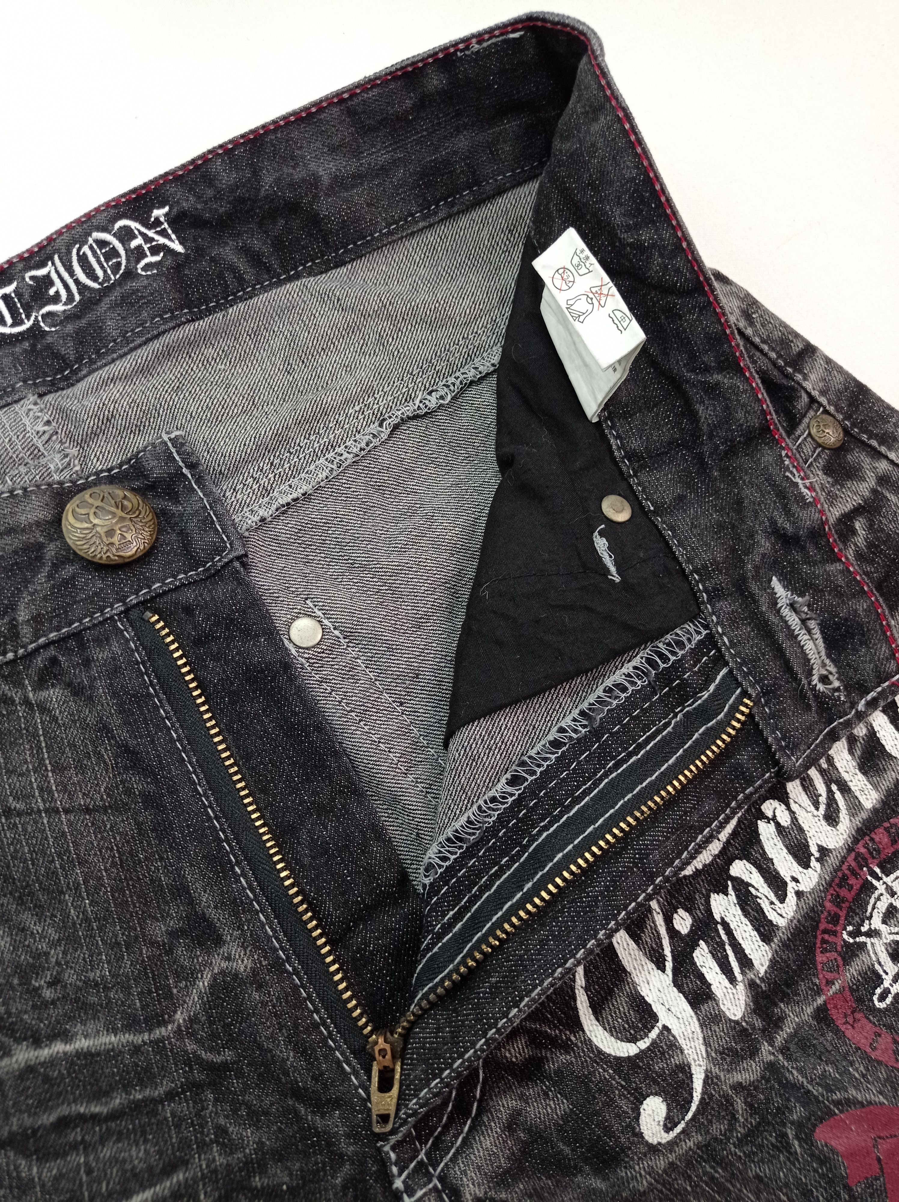 Japanese Brand Deluxe Create Denim Pants Size US 33 - 4 Thumbnail
