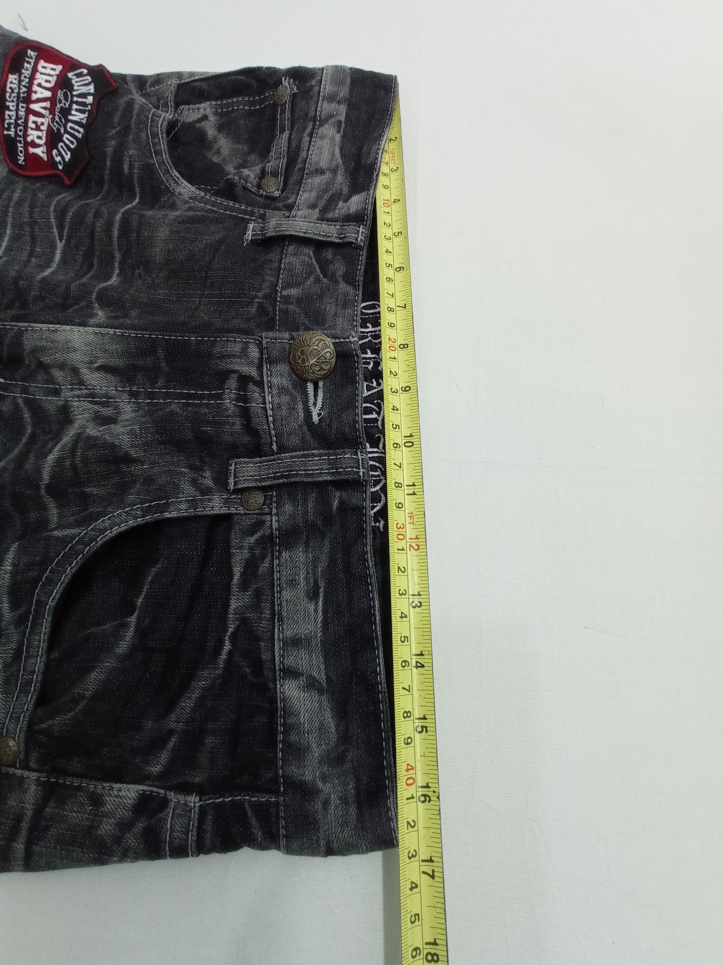 Japanese Brand Deluxe Create Denim Pants Size US 33 - 23 Thumbnail