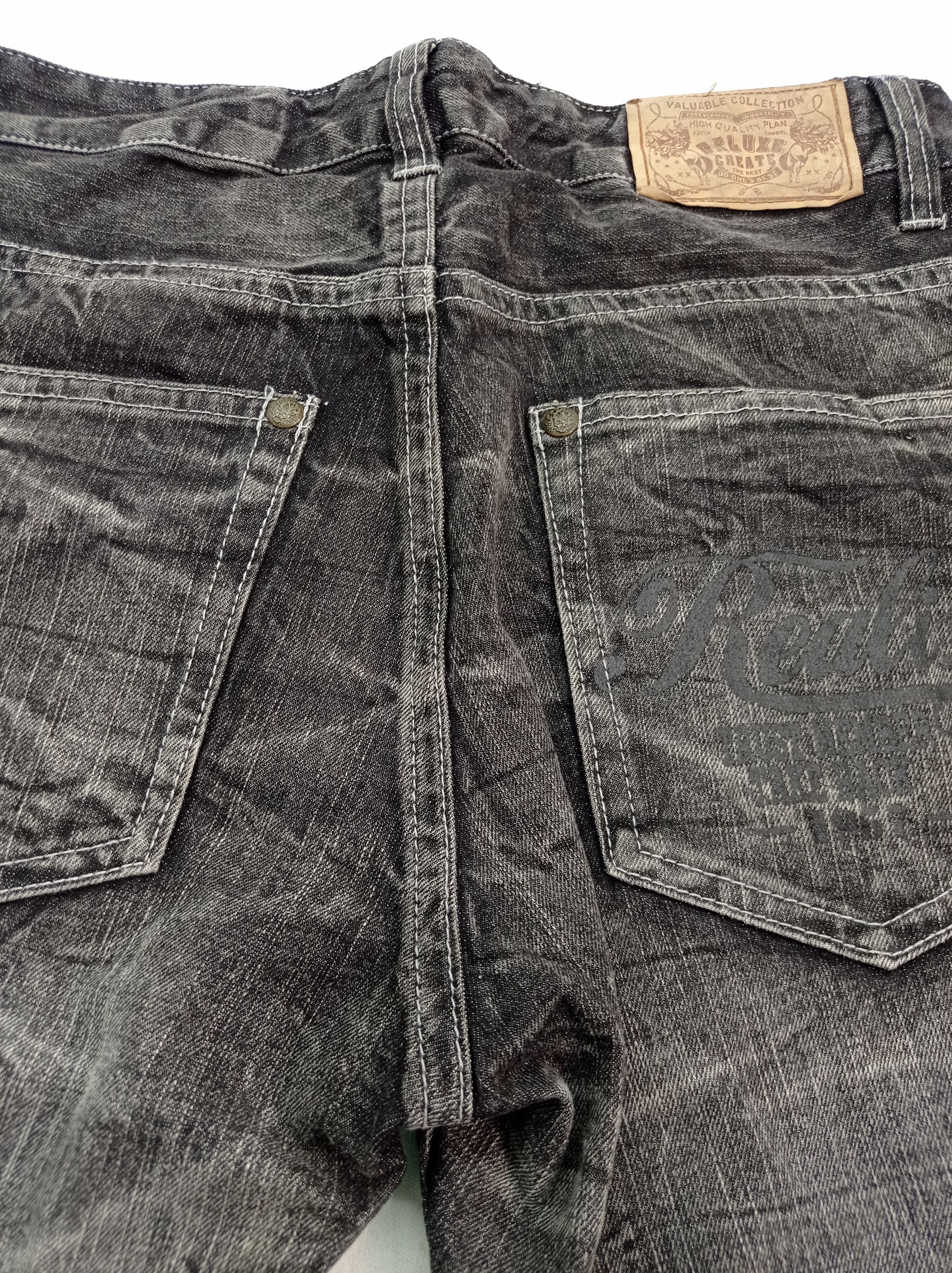 Japanese Brand Deluxe Create Denim Pants Size US 33 - 16 Thumbnail