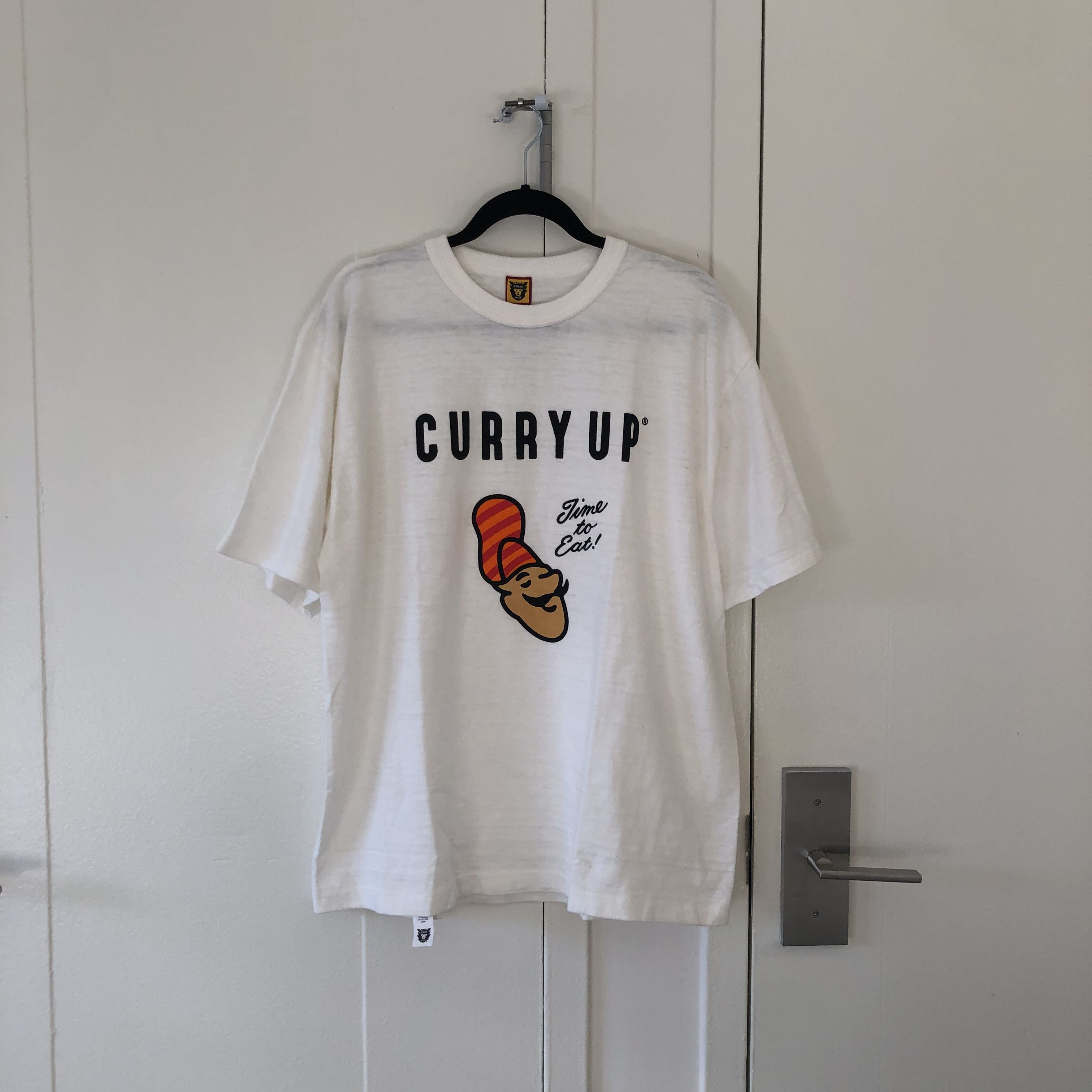 image of Human Made Curry Up Tee in White, Men's (Size 2XL)