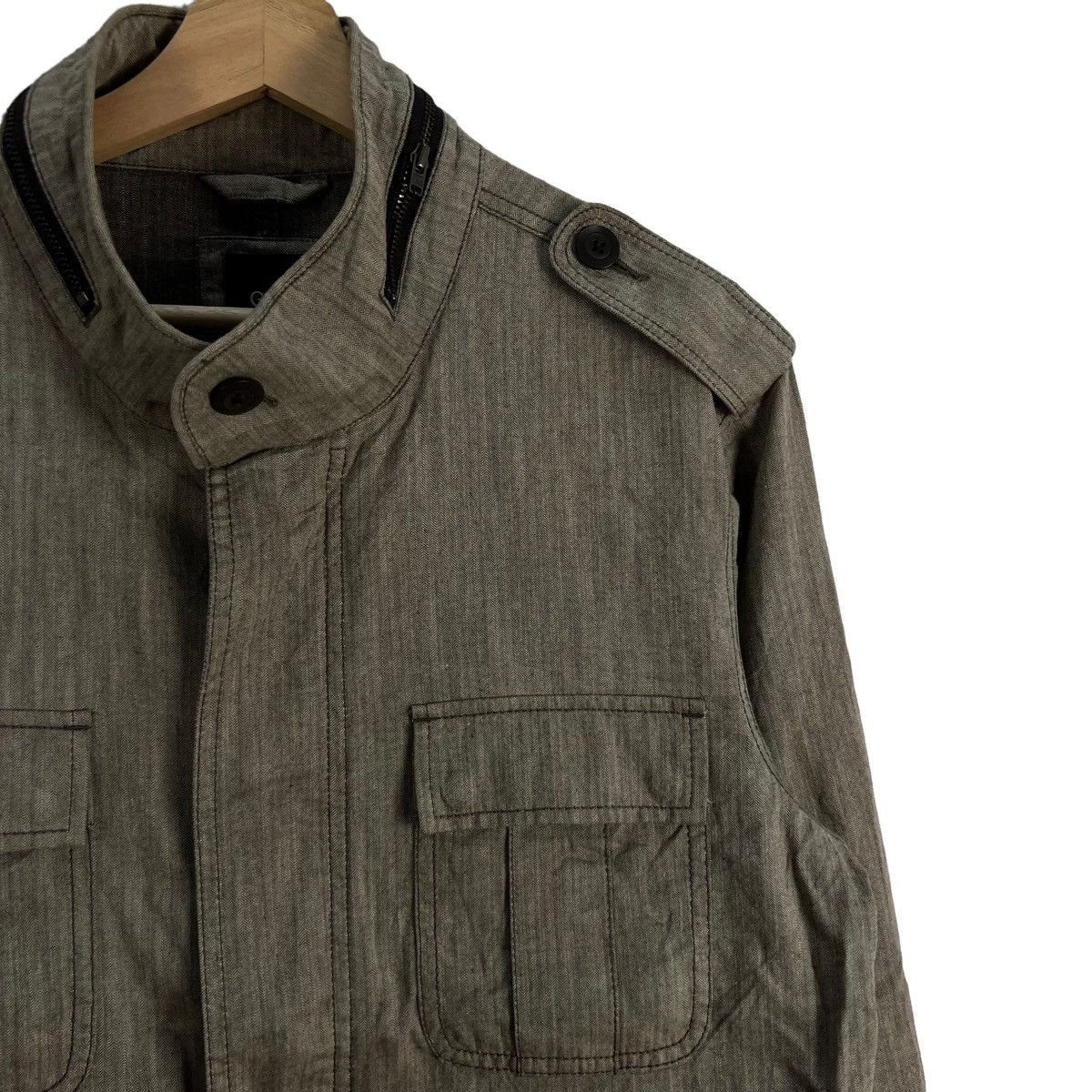 Japanese Brand VINTAGE HIKORY CHORE JACKET MULTI POCKET GAP JAPAN Size US L / EU 52-54 / 3 - 5 Thumbnail