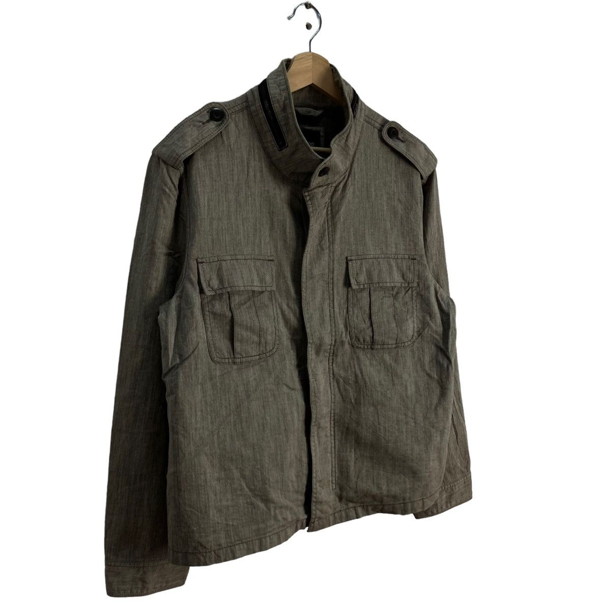 Japanese Brand VINTAGE HIKORY CHORE JACKET MULTI POCKET GAP JAPAN Size US L / EU 52-54 / 3 - 2 Thumbnail