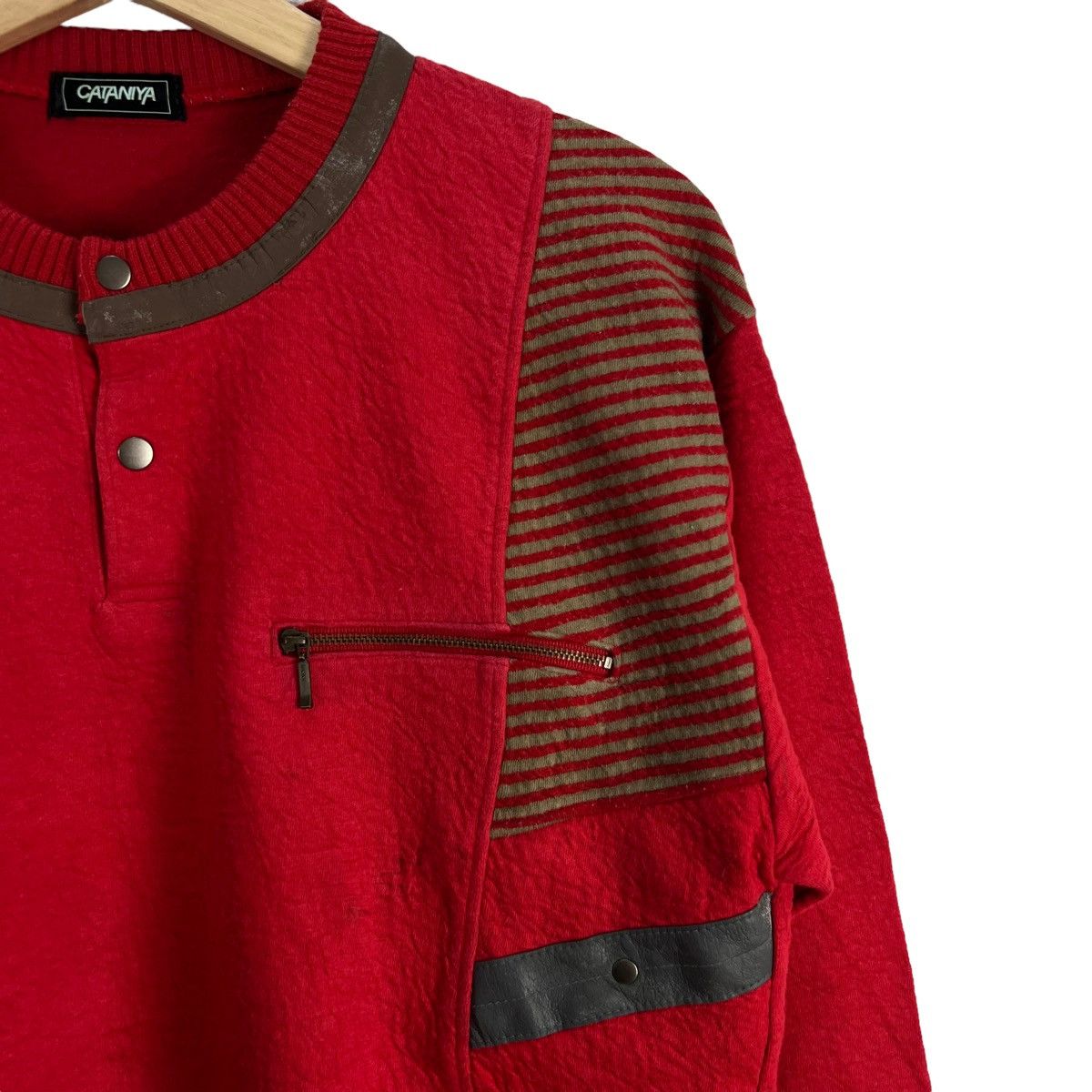 Japanese Brand VINTAGE CATANIYA SWEATSHIRT DESIGN INSPIRED ISSEY MIYAKE Size US M / EU 48-50 / 2 - 6 Thumbnail
