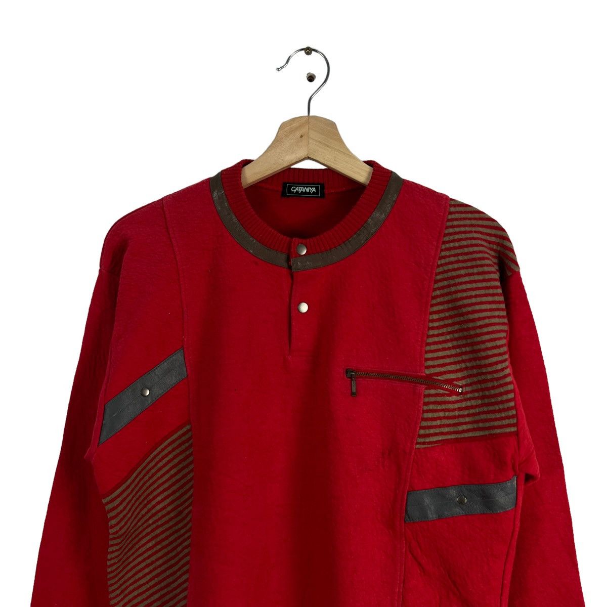 Japanese Brand VINTAGE CATANIYA SWEATSHIRT DESIGN INSPIRED ISSEY MIYAKE Size US M / EU 48-50 / 2 - 4 Thumbnail