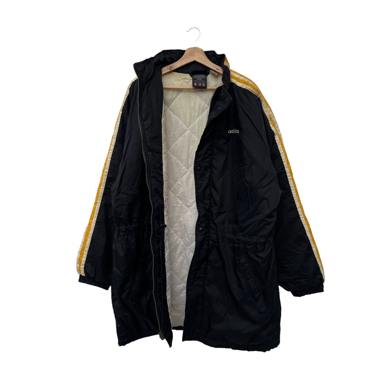 Adidas VINTAGE ADIDAS COACH JACKET BIG LOGO STREETWEAR Size US L / EU 52-54 / 3 - 8 Thumbnail