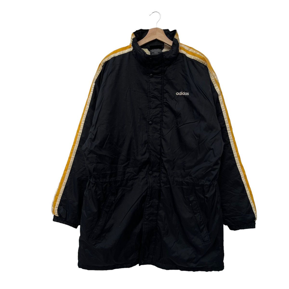 Adidas VINTAGE ADIDAS COACH JACKET BIG LOGO STREETWEAR Size US L / EU 52-54 / 3 - 1 Thumbnail