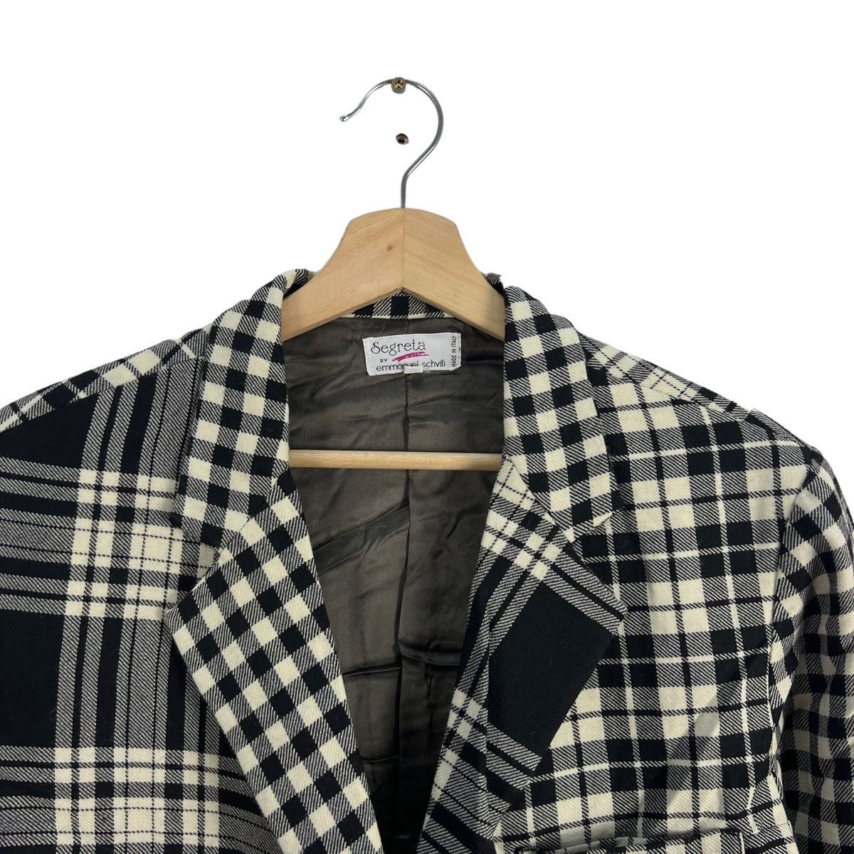 Vintage SEGRETA BY EMMANUEL SCHVILI MADE IN ITALY TARTAN DESIGN Size US S / EU 44-46 / 1 - 6 Thumbnail