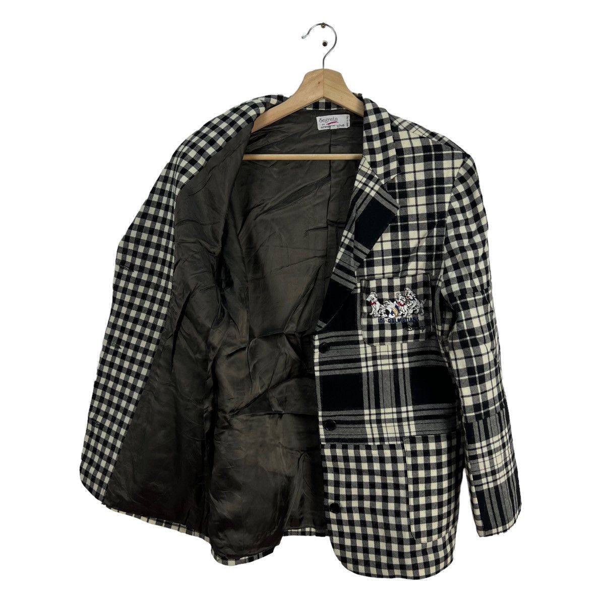 Vintage SEGRETA BY EMMANUEL SCHVILI MADE IN ITALY TARTAN DESIGN Size US S / EU 44-46 / 1 - 8 Thumbnail