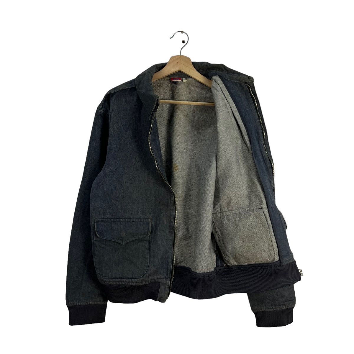 Vintage VINTAGE KEMPEL MADE IN GERMANY ZIPPER DENIM JACKET Size US M / EU 48-50 / 2 - 6 Thumbnail