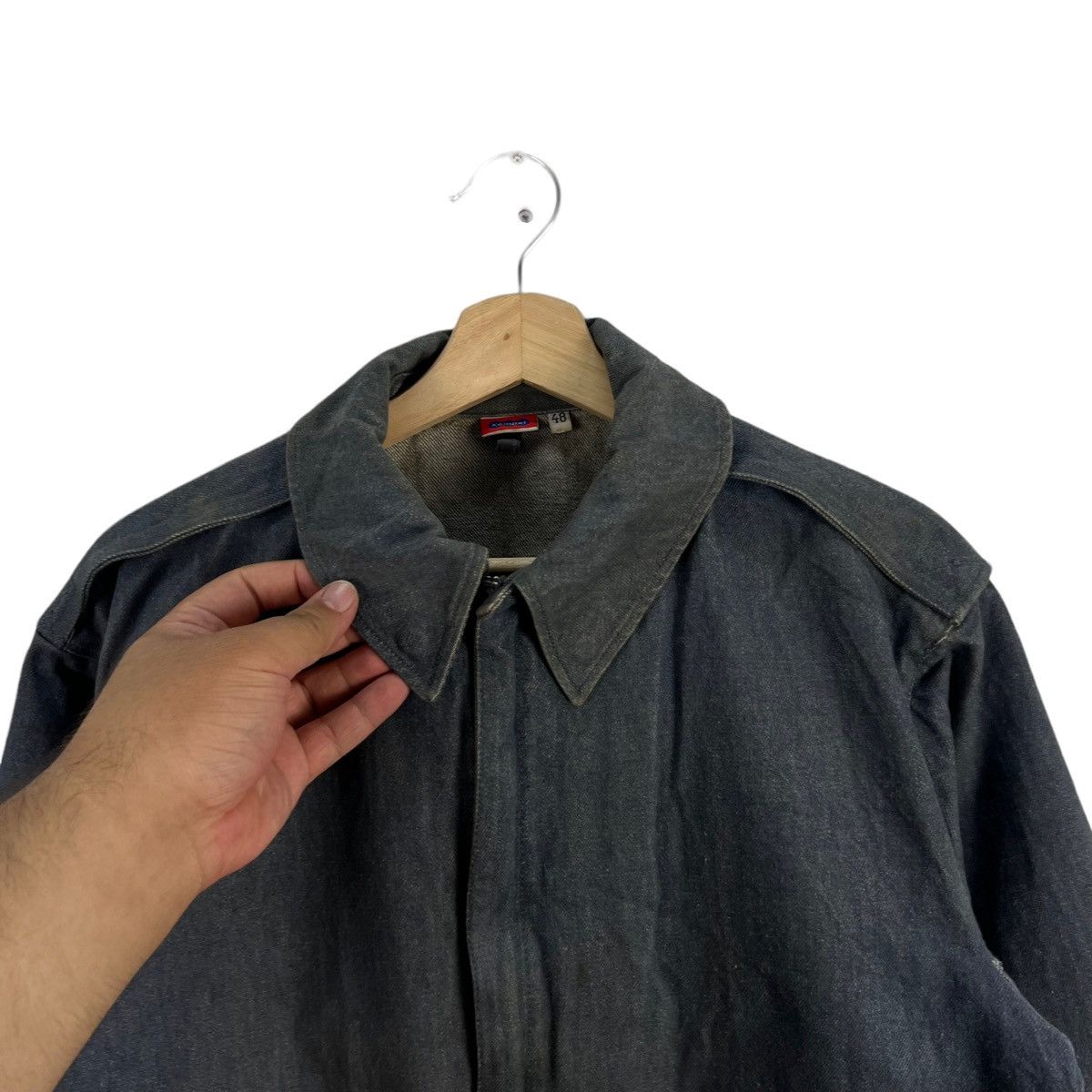 Vintage VINTAGE KEMPEL MADE IN GERMANY ZIPPER DENIM JACKET Size US M / EU 48-50 / 2 - 4 Thumbnail