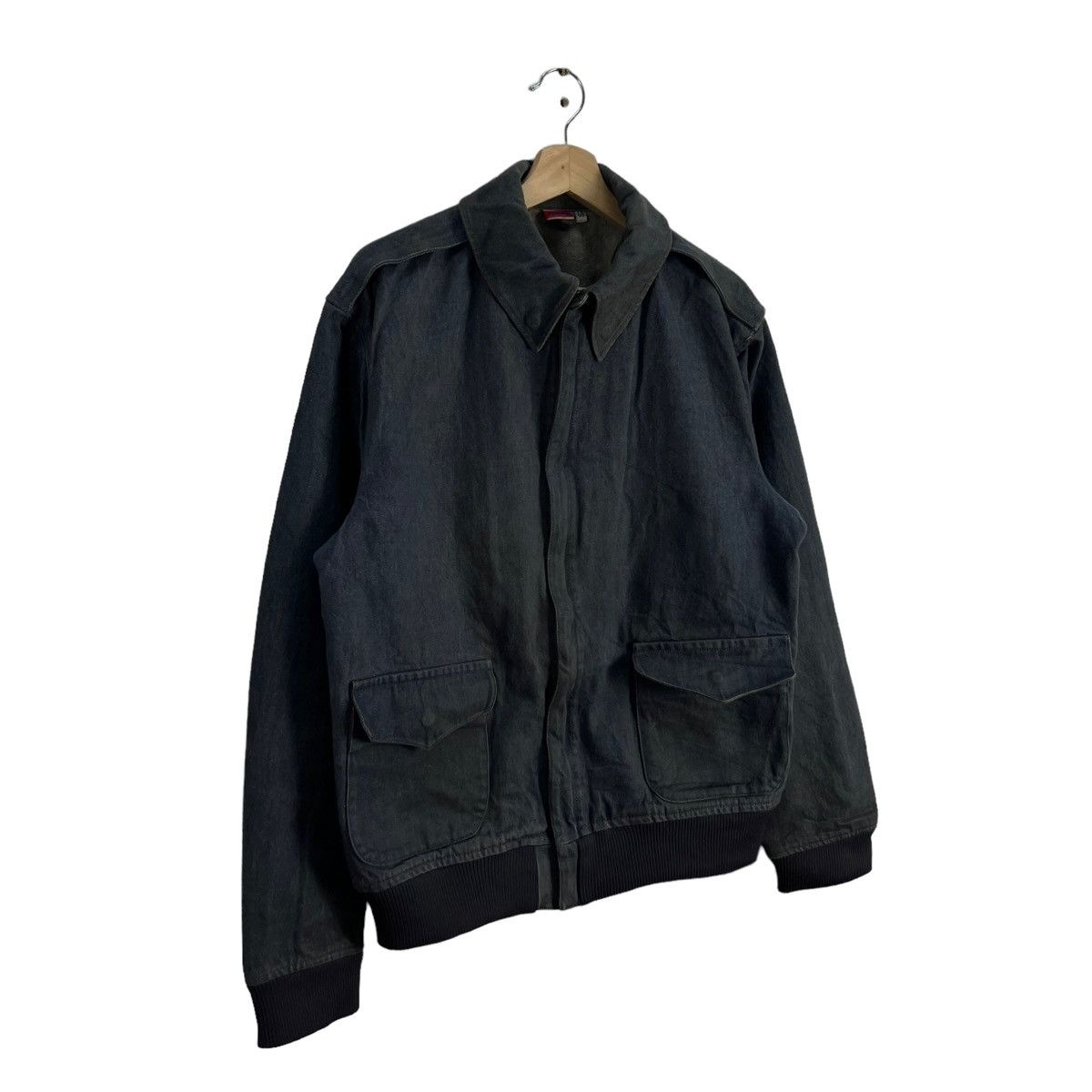 Vintage VINTAGE KEMPEL MADE IN GERMANY ZIPPER DENIM JACKET Size US M / EU 48-50 / 2 - 3 Thumbnail