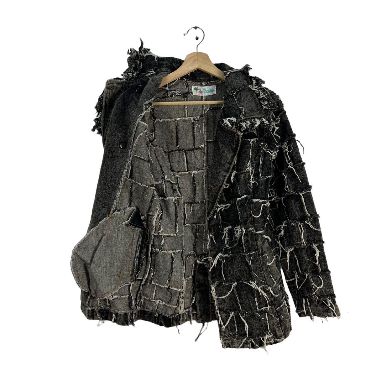 Japanese Brand VINTAGE MINK FUR DESIGN PUNK STYLE DISTRESSED JACKET Size US M / EU 48-50 / 2 - 7 Thumbnail