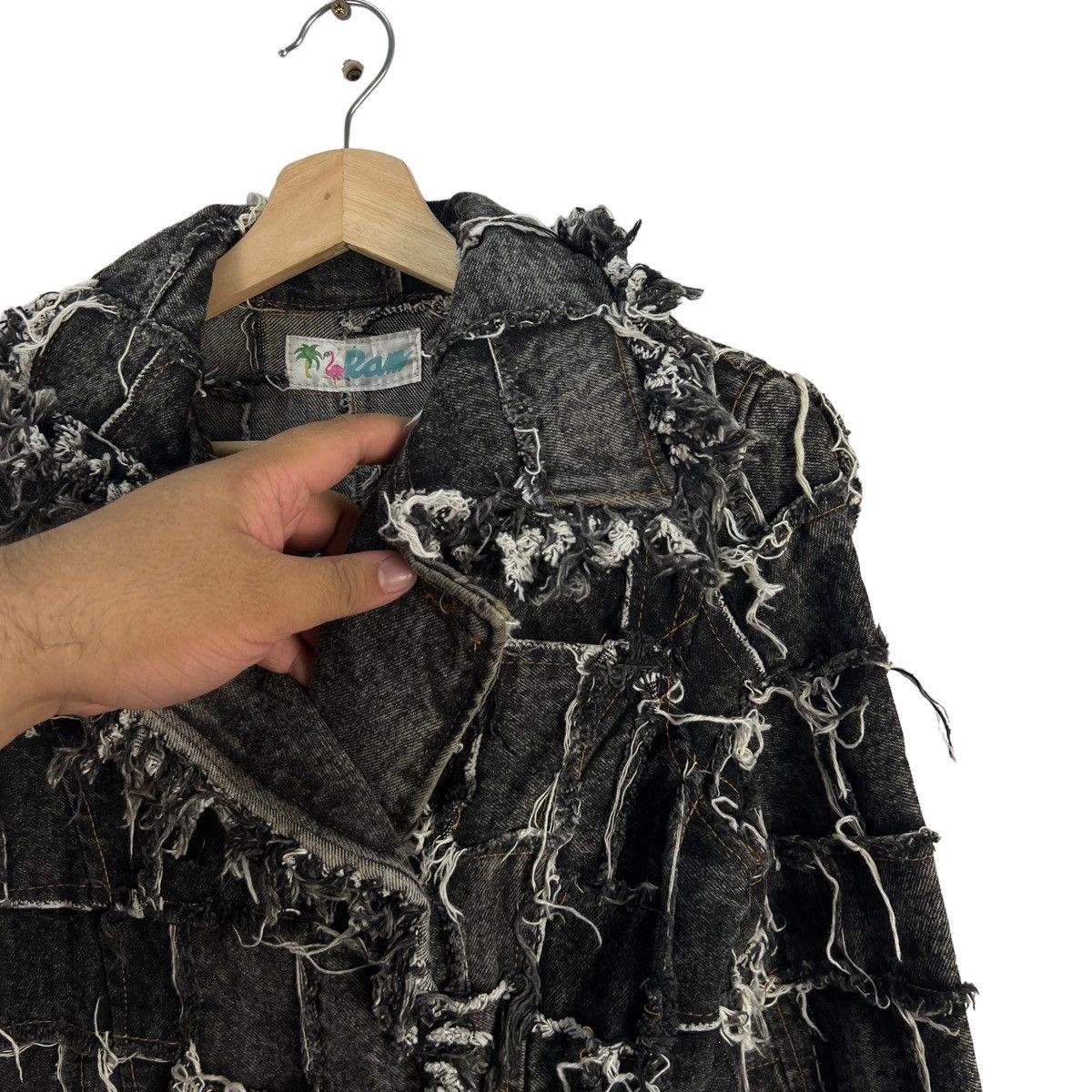 Japanese Brand VINTAGE MINK FUR DESIGN PUNK STYLE DISTRESSED JACKET Size US M / EU 48-50 / 2 - 5 Thumbnail