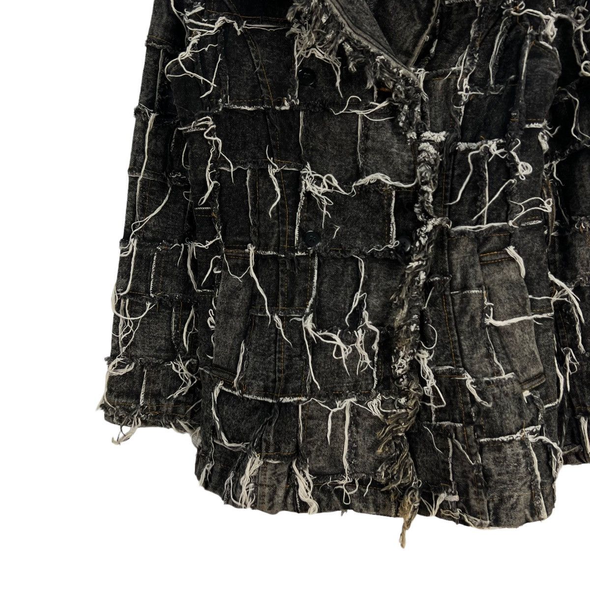 Japanese Brand VINTAGE MINK FUR DESIGN PUNK STYLE DISTRESSED JACKET Size US M / EU 48-50 / 2 - 6 Thumbnail