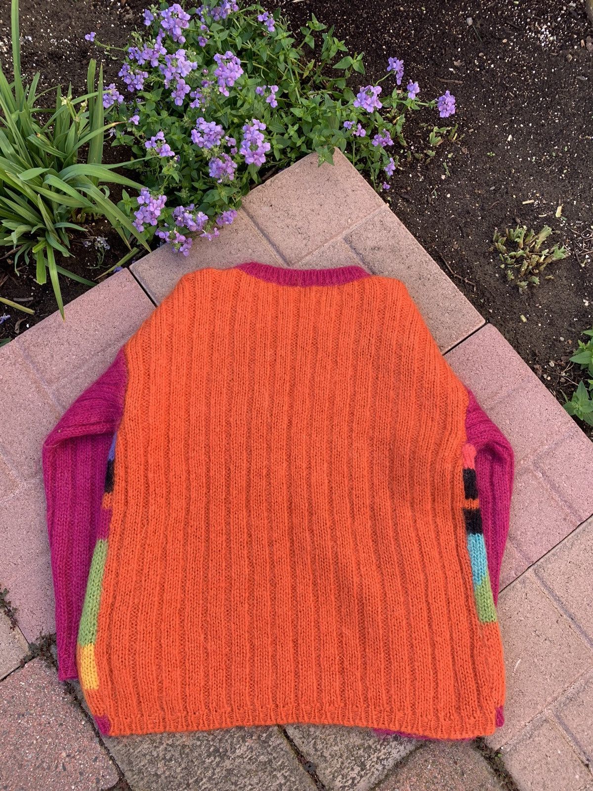 Japanese Brand RARE vintage multi mohair blend sweater knit Size US M / EU 48-50 / 2 - 5 Thumbnail