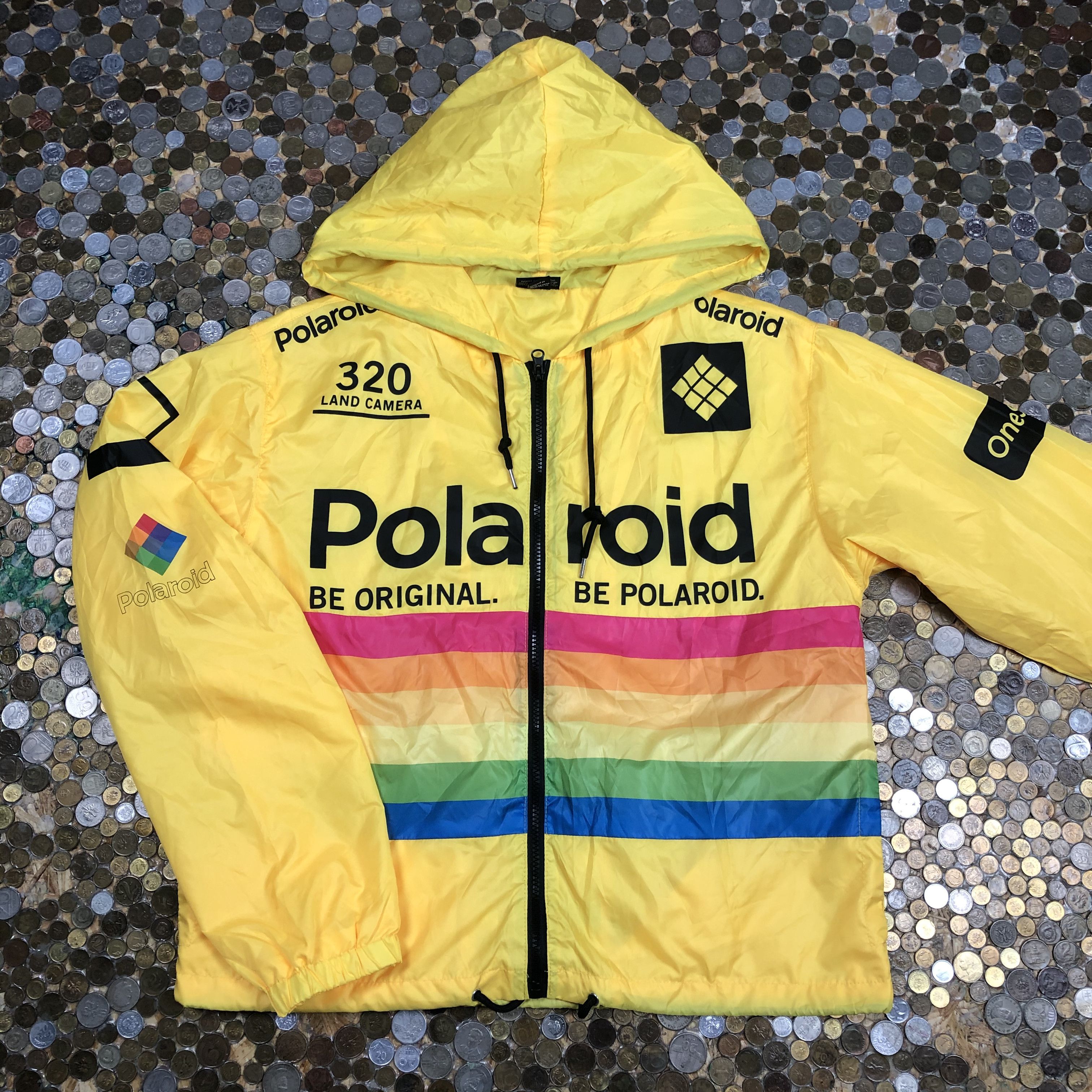 Yellow on sale polaroid jacket