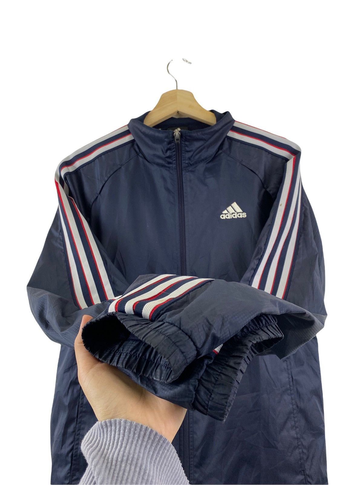 Adidas × Vintage Vintage Adidas Clima 365 Windbreaker Size US L / EU 52-54 / 3 - 9 Thumbnail