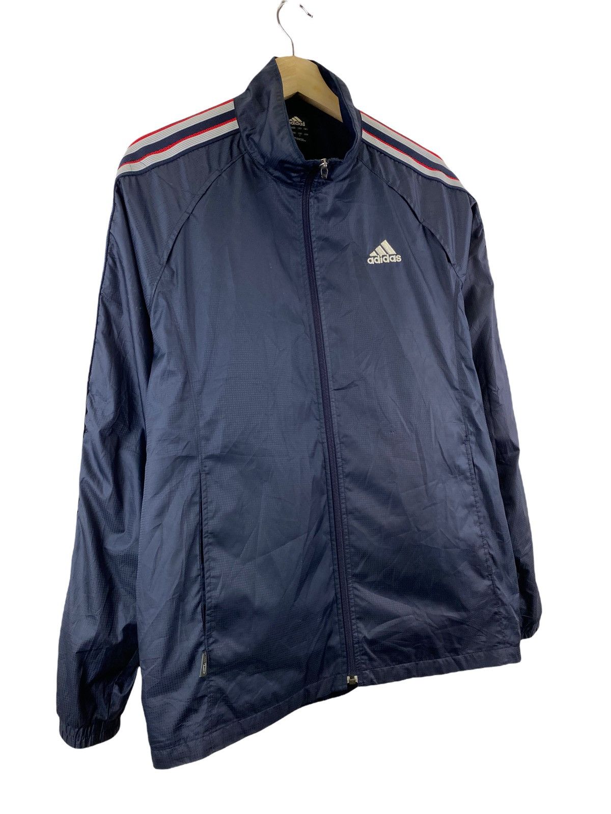 Adidas × Vintage Vintage Adidas Clima 365 Windbreaker Size US L / EU 52-54 / 3 - 3 Thumbnail