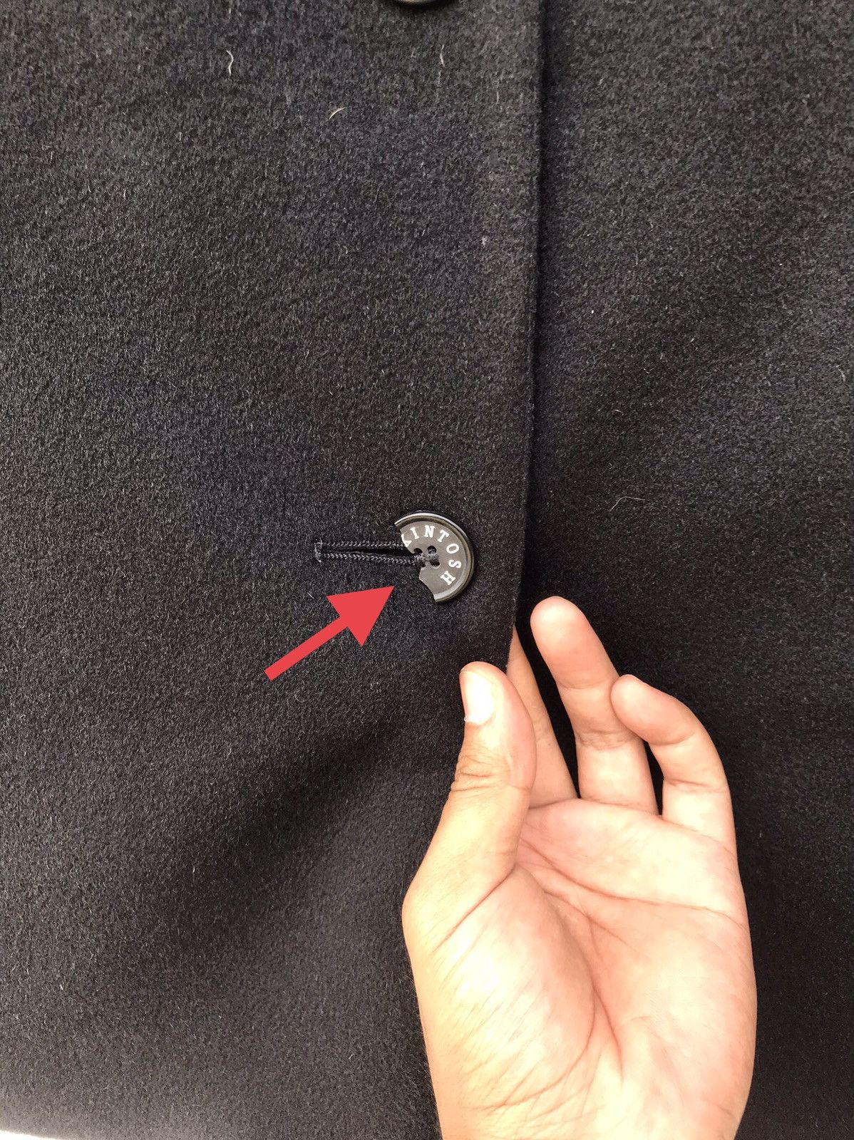Mackintosh Mackintosh Wool Made in Scotland Long Coat Jacket Size S / US 4 / IT 40 - 8 Thumbnail