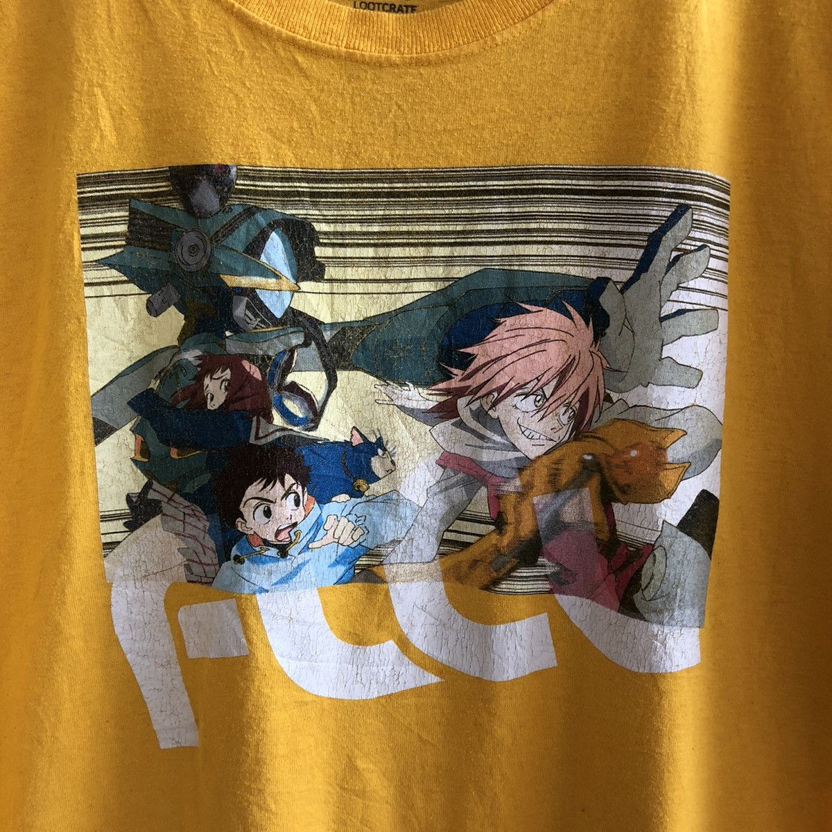 Anime FLCL Fooly Cooly Japanese Anime Promo Tee Size US XL / EU 56 / 4 - 2 Thumbnail