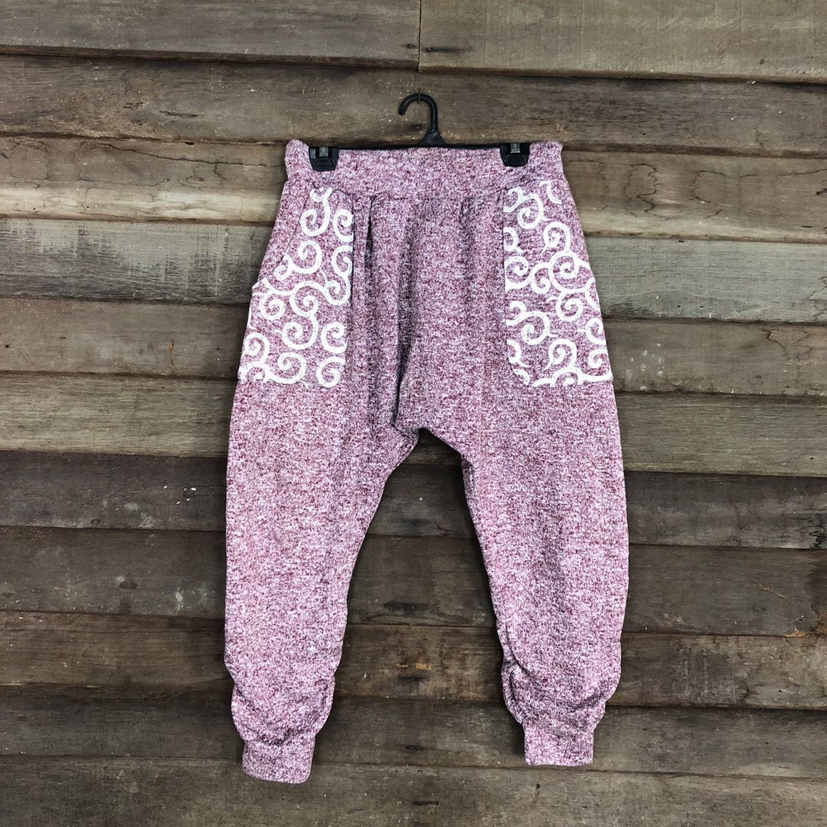 Japanese Brand Japan Pink jogger Sweatpants #3797 Size US 30 / EU 46 - 1 Thumbnail