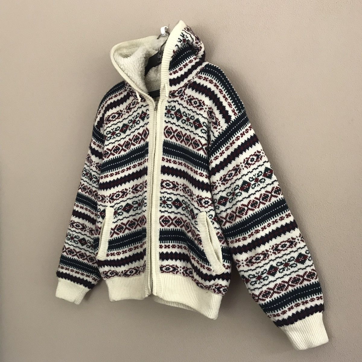 Japanese Brand Bob Vin knitwear style hoodie jacket Size US L / EU 52-54 / 3 - 4 Thumbnail