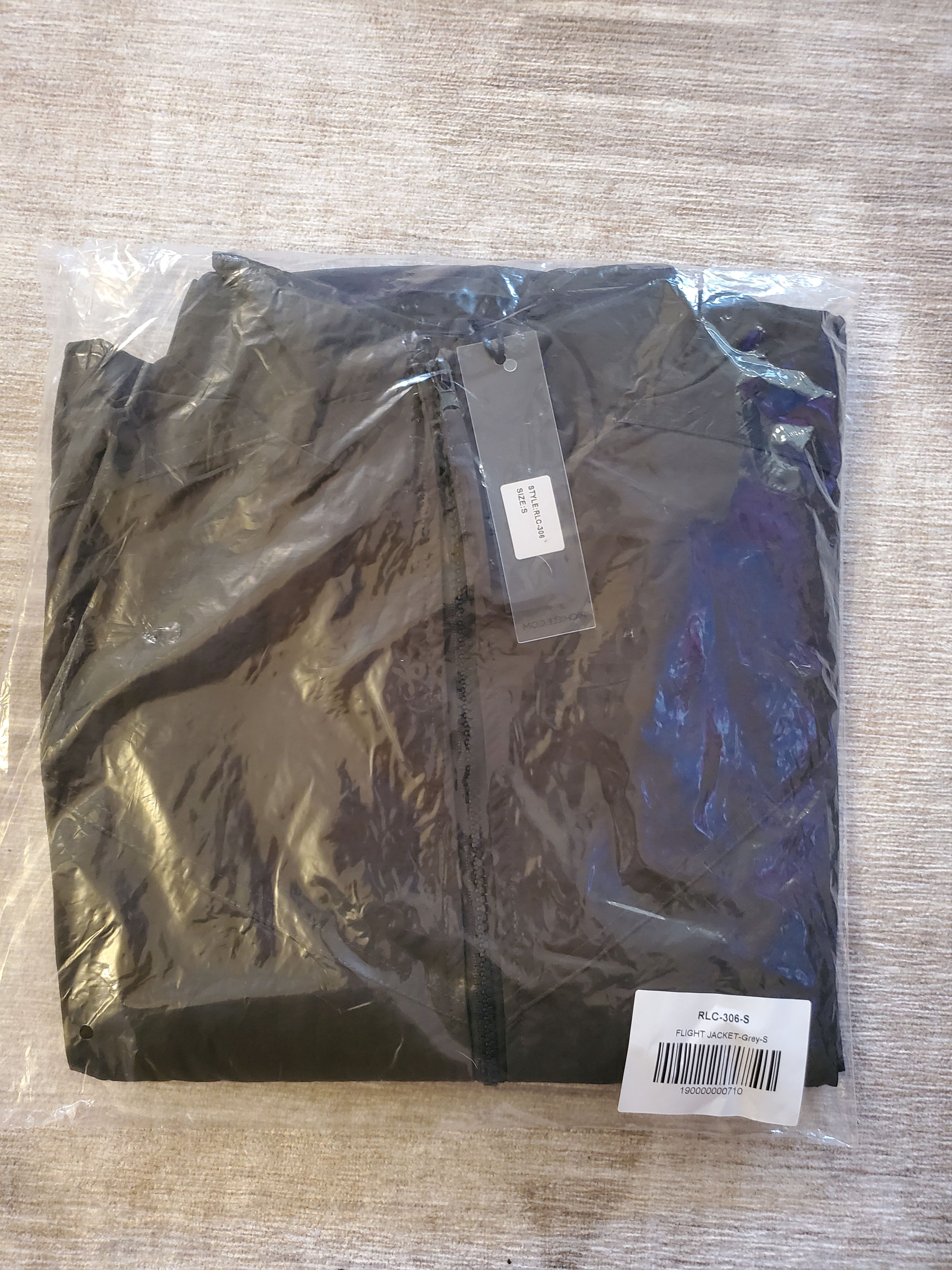 Richie Le Collection NEW Richie Le Premium Flight Jacket Sz Small Charcoal Moss Size US S / EU 44-46 / 1 - 3 Thumbnail