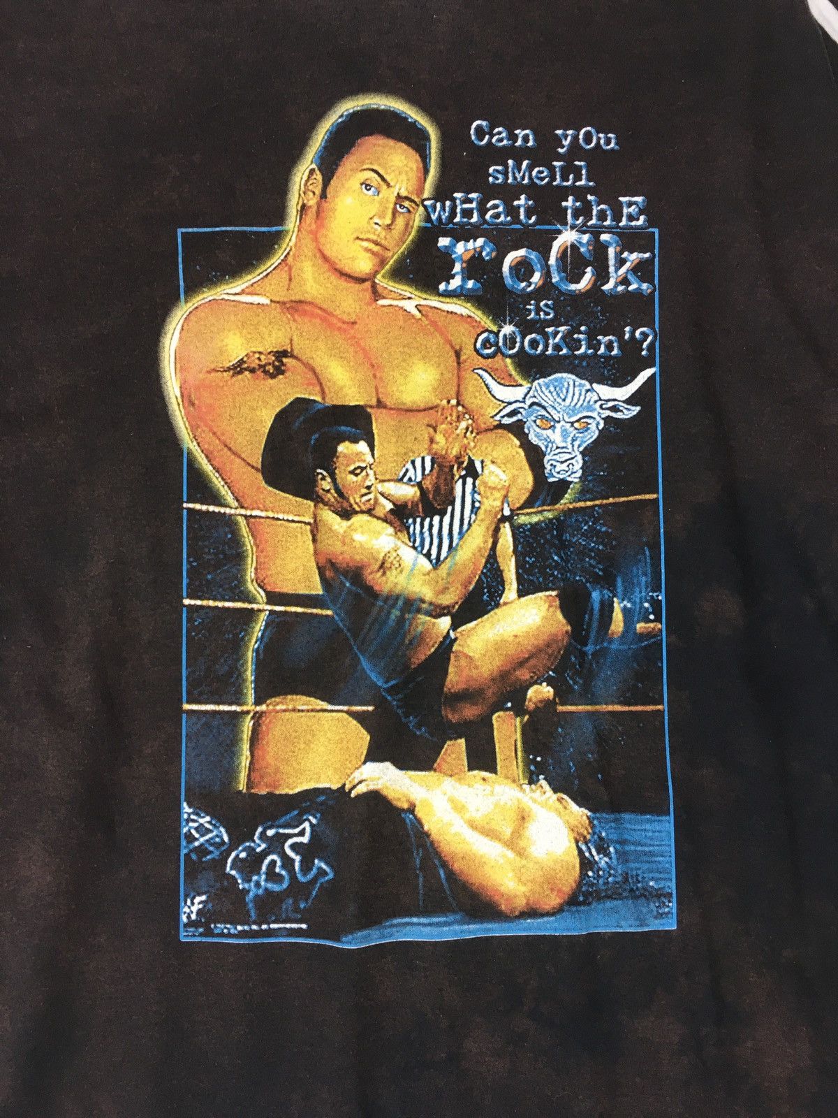 Vintage × WWE × WWF Vintage rare The Rock Size US L / EU 52-54 / 3 - 3 Thumbnail