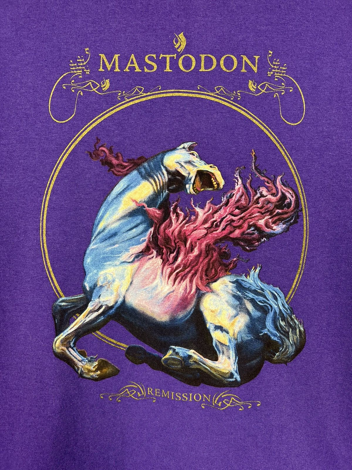 Alstyle Mastodon brand tee shirt printed hype horse Size US S / EU 44-46 / 1 - 2 Thumbnail