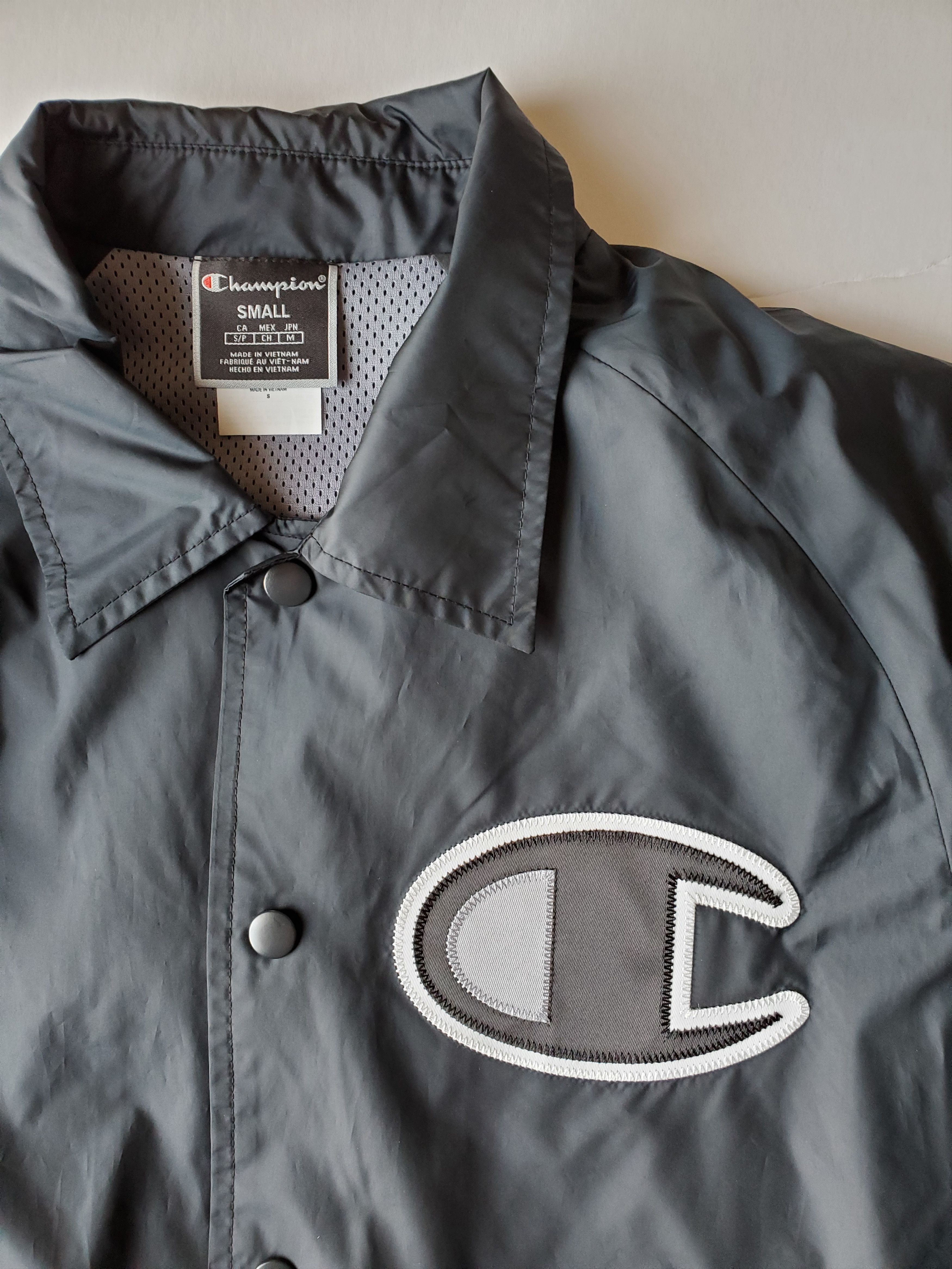Champion Champion Coach Jacket Black Sz Small Size US S / EU 44-46 / 1 - 2 Thumbnail