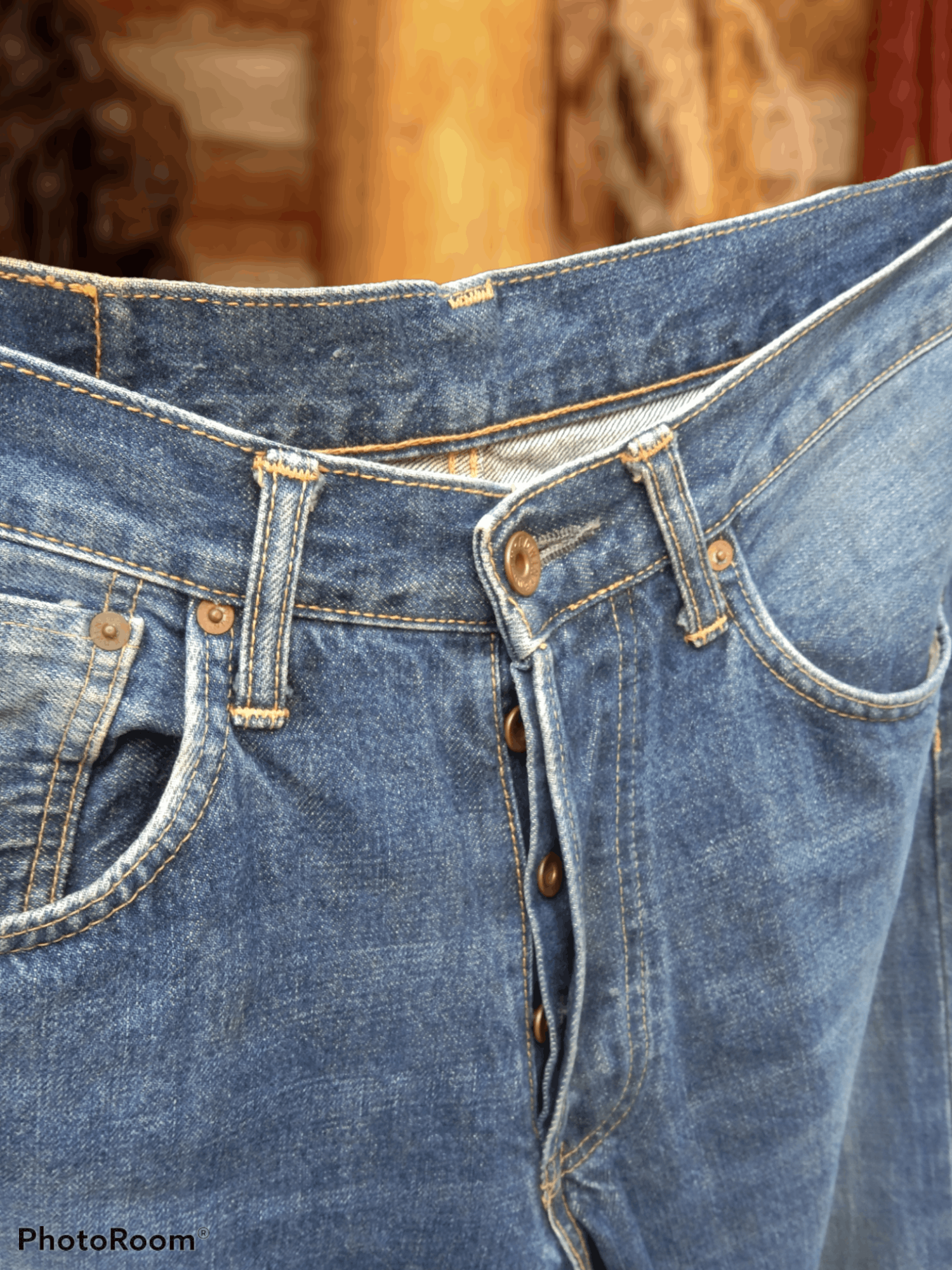Edwin × Japanese Brand VINTAGE EDWIN 505 SELVEDGE JEANS JAPAN DISTRESSED Size US 30 / EU 46 - 5 Thumbnail