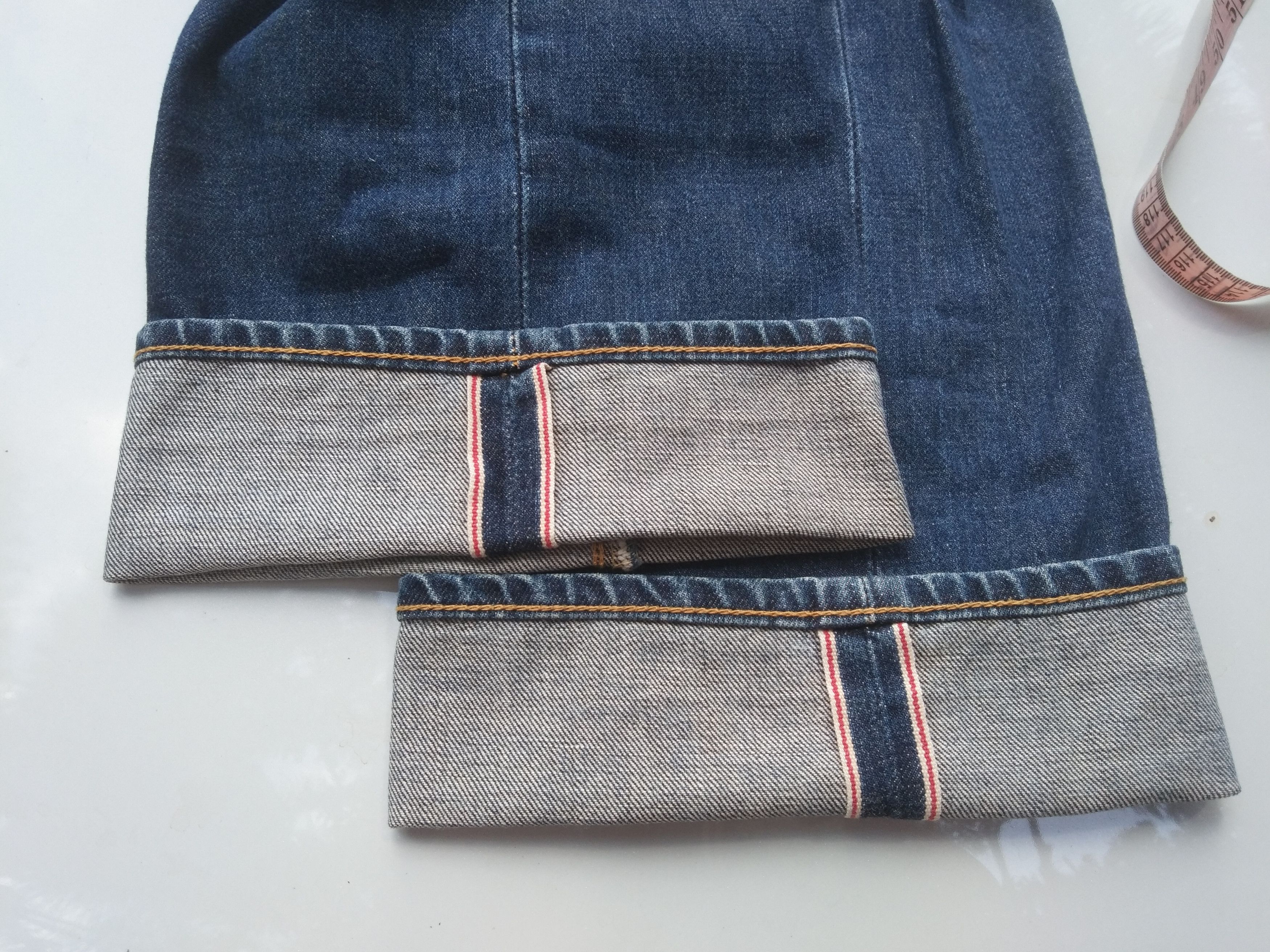 Edwin × Japanese Brand VINTAGE EDWIN 505 SELVEDGE JEANS JAPAN DISTRESSED Size US 30 / EU 46 - 10 Thumbnail