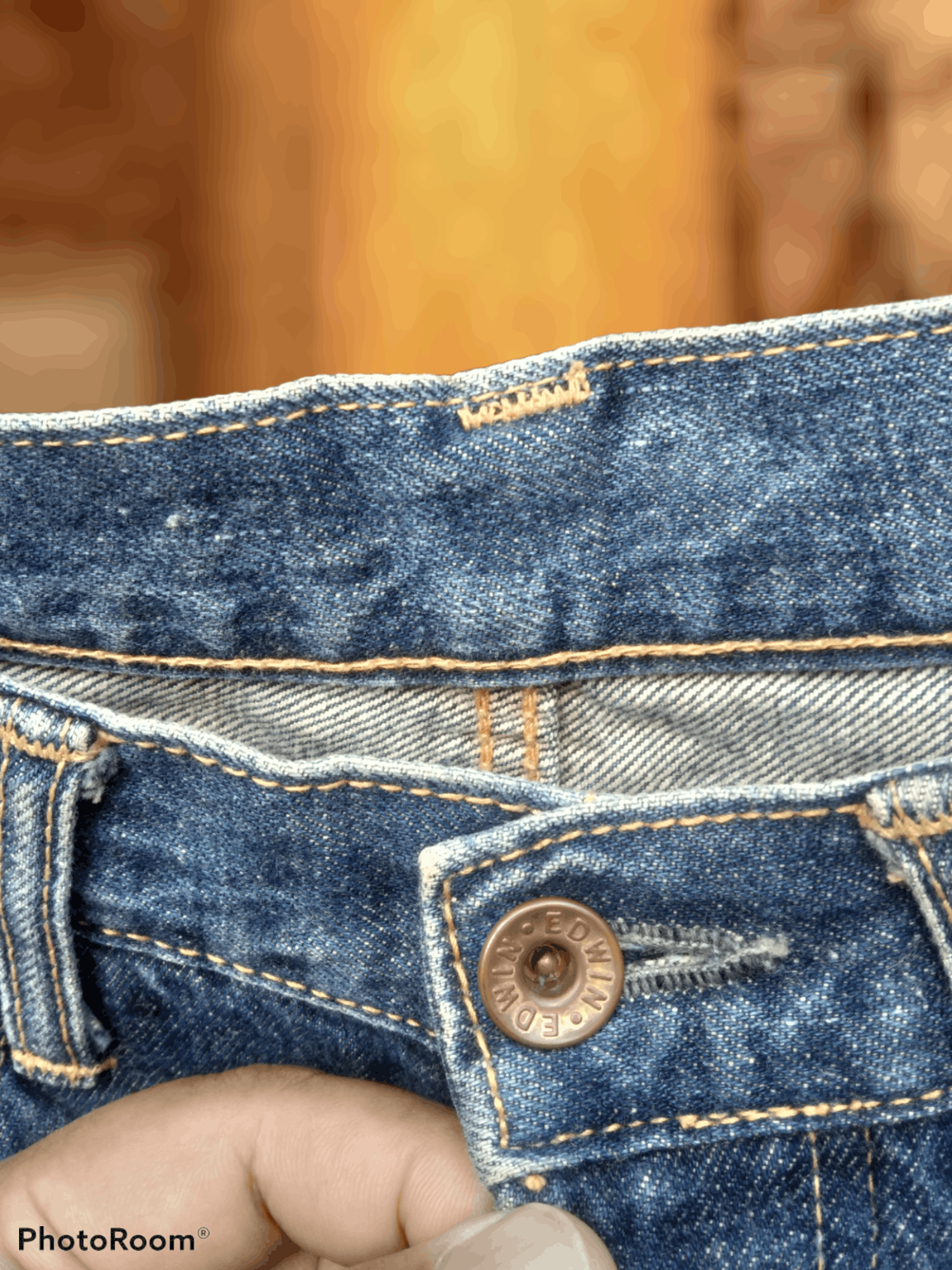 Edwin × Japanese Brand VINTAGE EDWIN 505 SELVEDGE JEANS JAPAN DISTRESSED Size US 30 / EU 46 - 3 Thumbnail