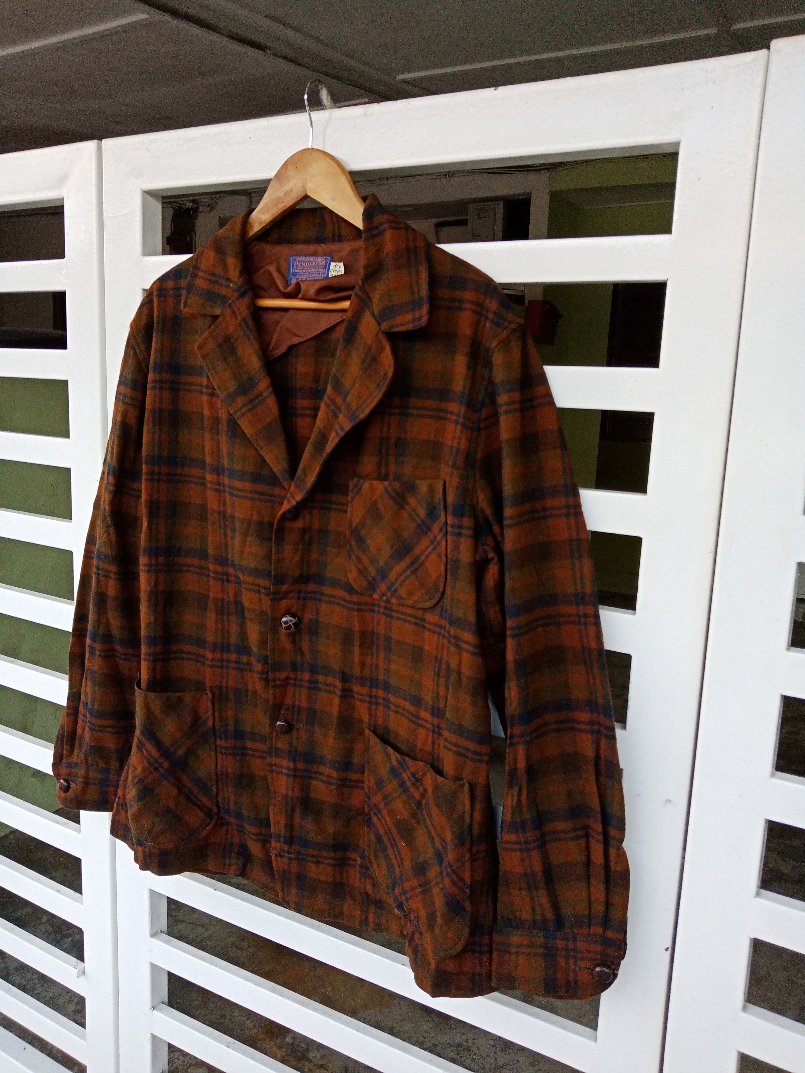 Pendleton 🚨CHRISTMAS SALE🚨 Pendleton Tartan Wool Ligh Jacket Size US L / EU 52-54 / 3 - 3 Thumbnail