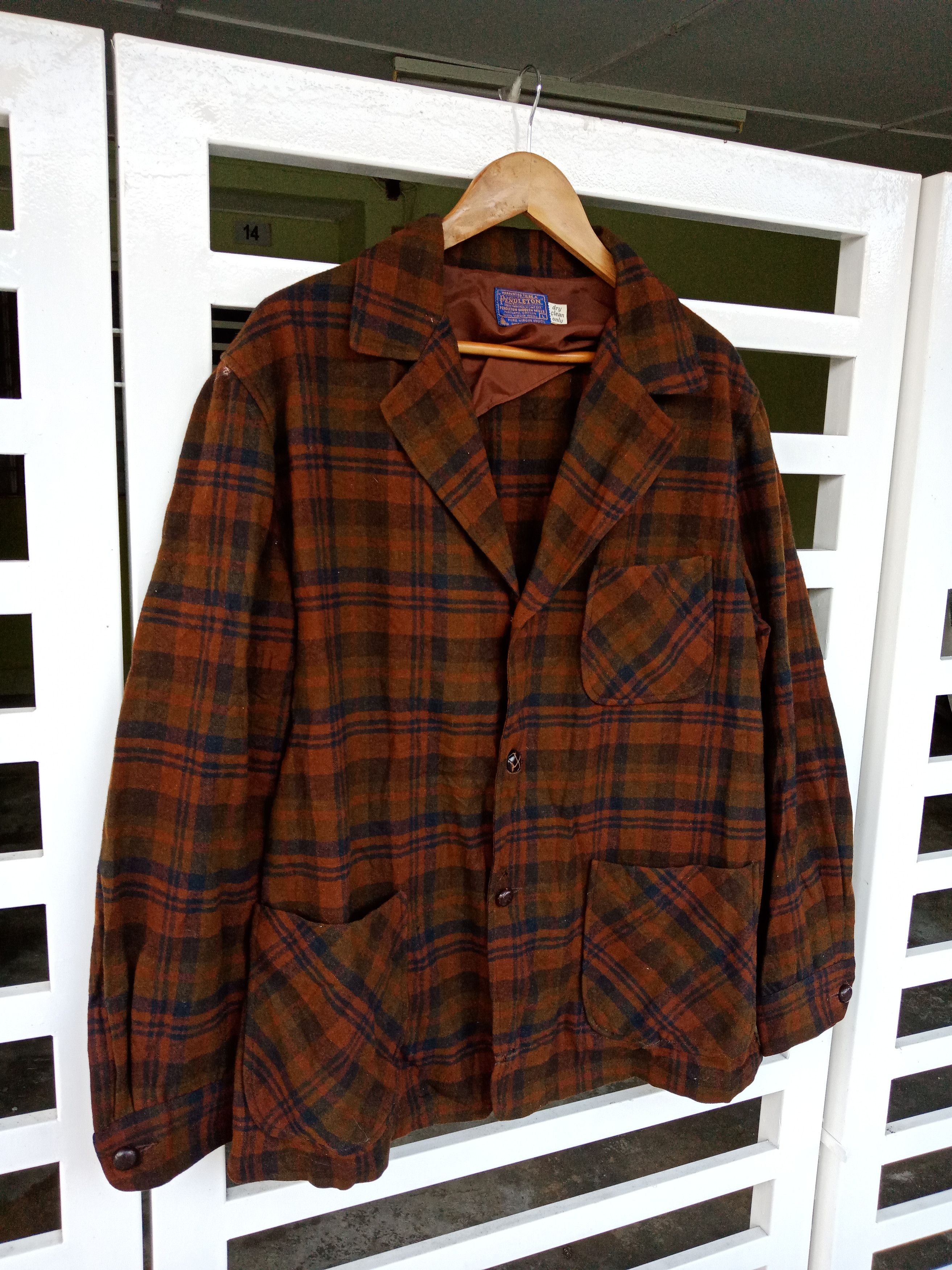 Pendleton 🚨CHRISTMAS SALE🚨 Pendleton Tartan Wool Ligh Jacket Size US L / EU 52-54 / 3 - 4 Thumbnail
