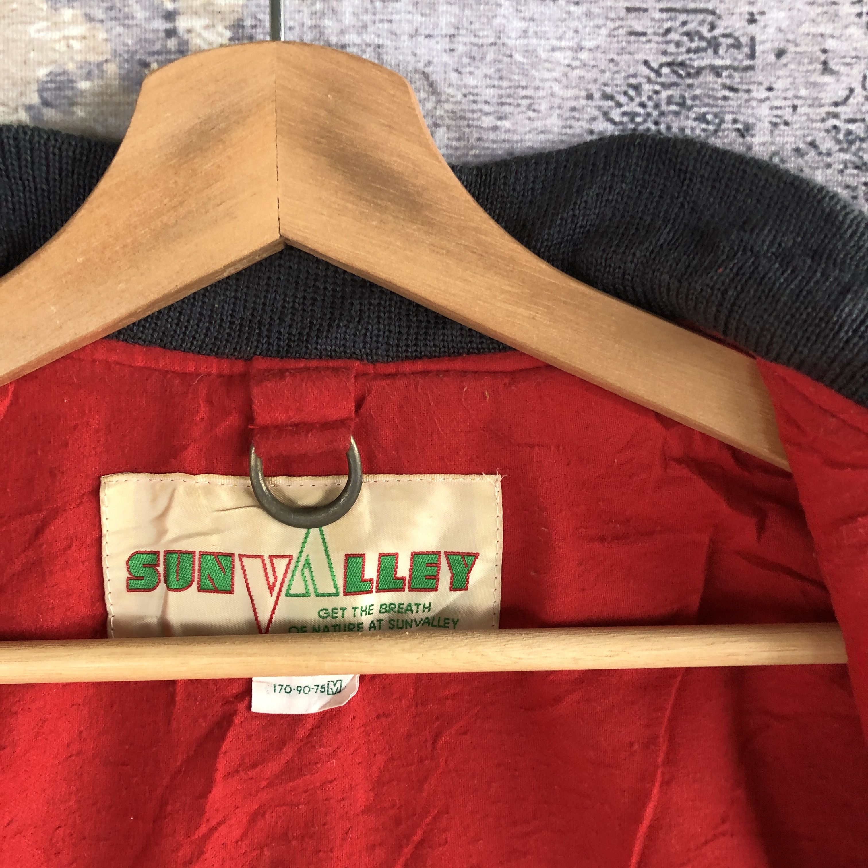 Vintage SUN Valley Japanese Varsity Jacket Bondage Wool Jacket Size US M / EU 48-50 / 2 - 11 Thumbnail