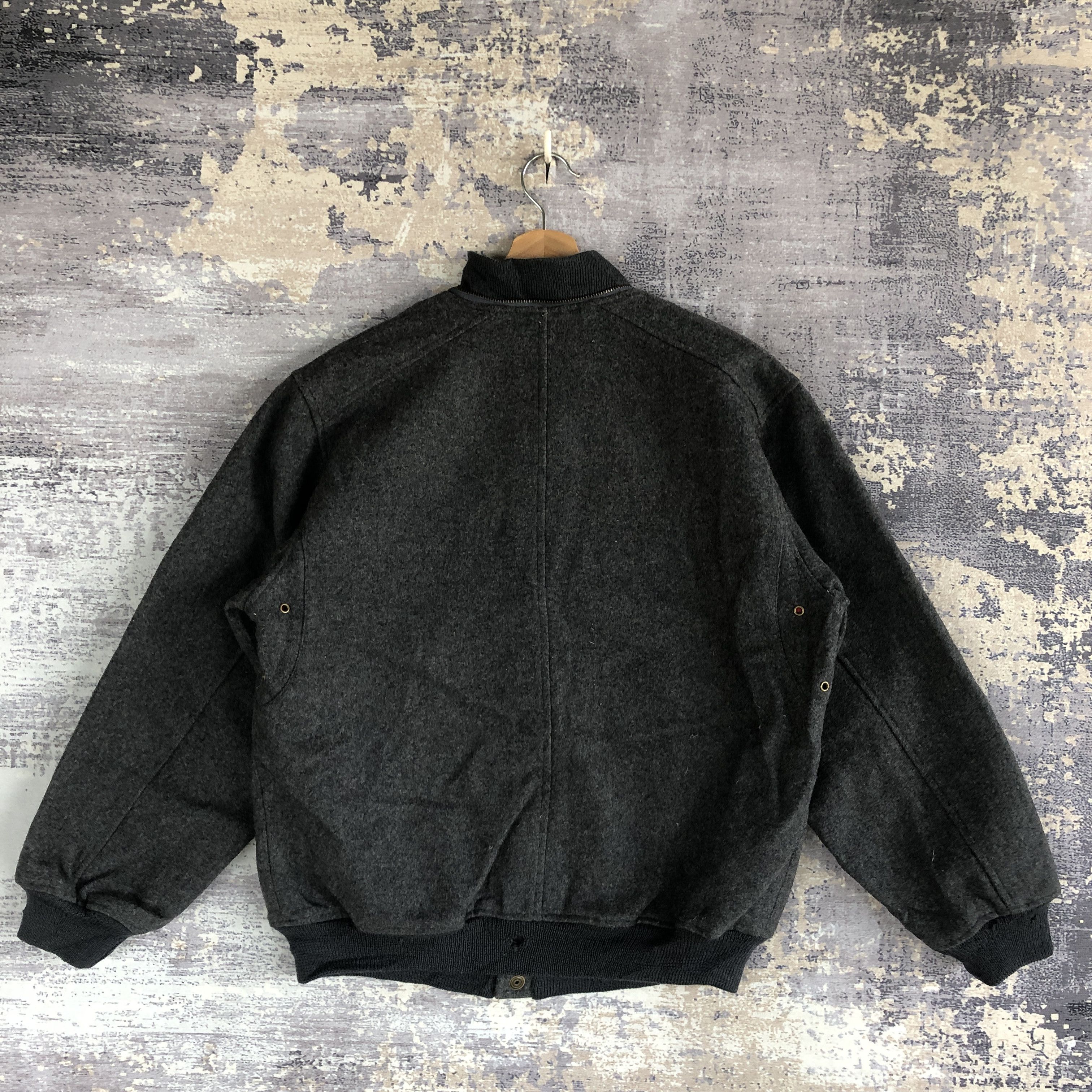 Vintage SUN Valley Japanese Varsity Jacket Bondage Wool Jacket Size US M / EU 48-50 / 2 - 2 Thumbnail