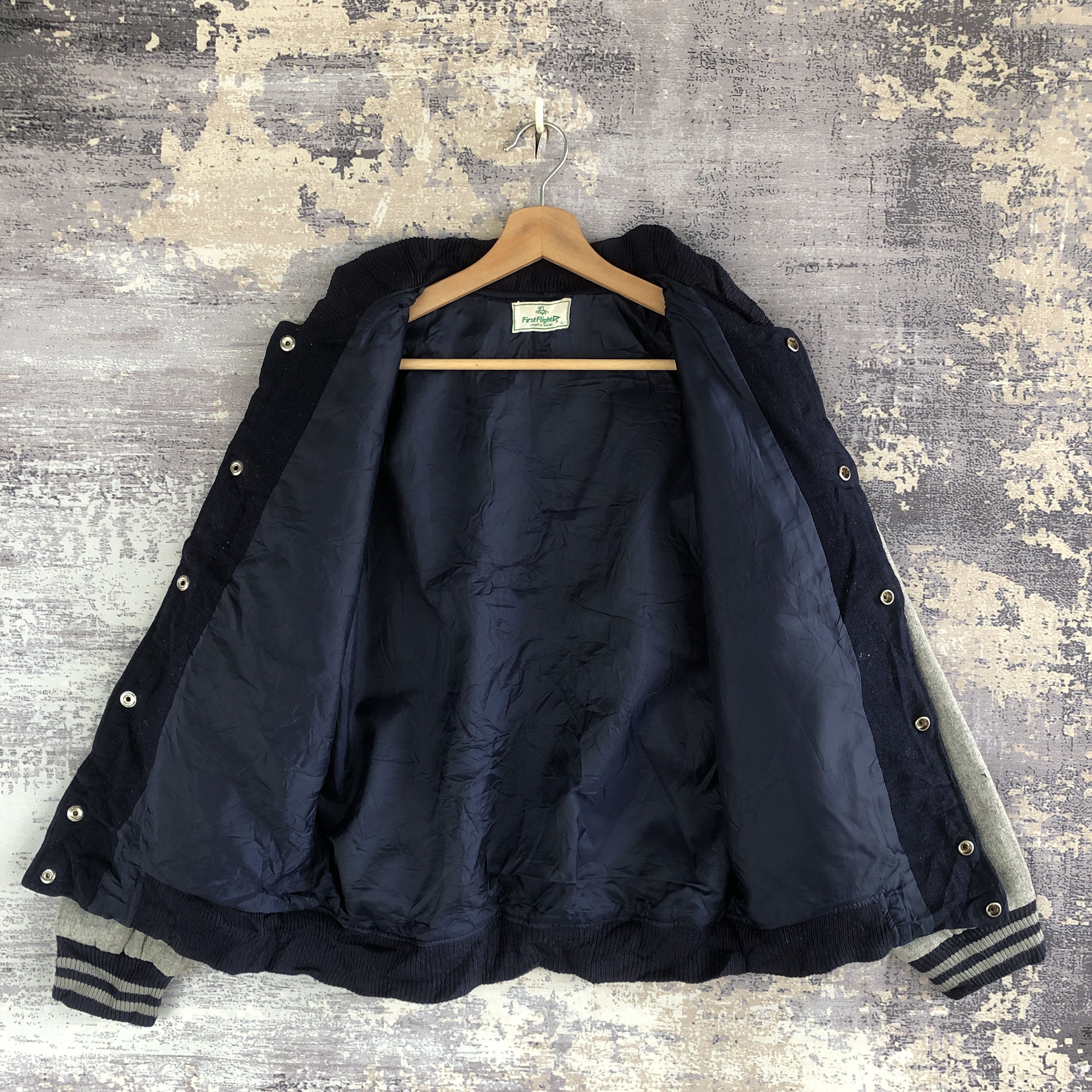 Vintage Vintage First Flight Varsity Jacket Japanese Wool Jacket Size S / US 4 / IT 40 - 6 Thumbnail